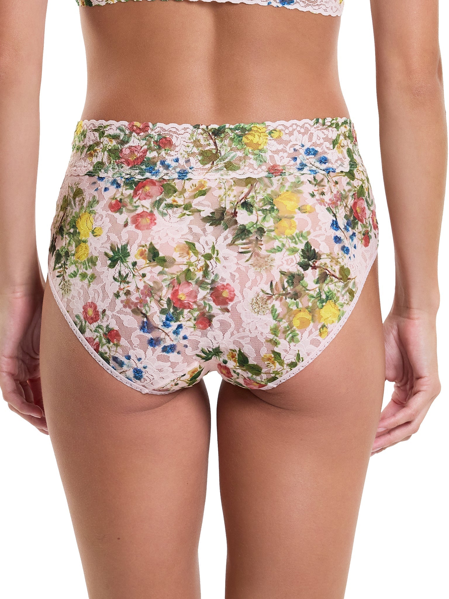 Printed Signature Lace® French Brief - Elegant Women's Underwear for Comfort & Style | Perfect for Everyday Wear, Special Occasions & Bridal Lingerie