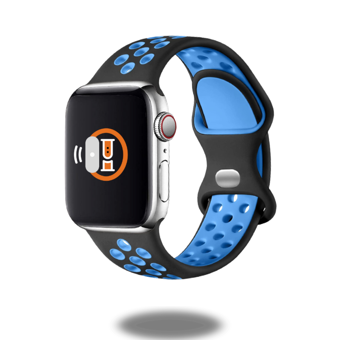Sport Silicone Double Buckle Band - Adjustable & Durable Wristband for Running, Gym & Outdoor Activities - Perfect for Fitness Enthusiasts & Athletes