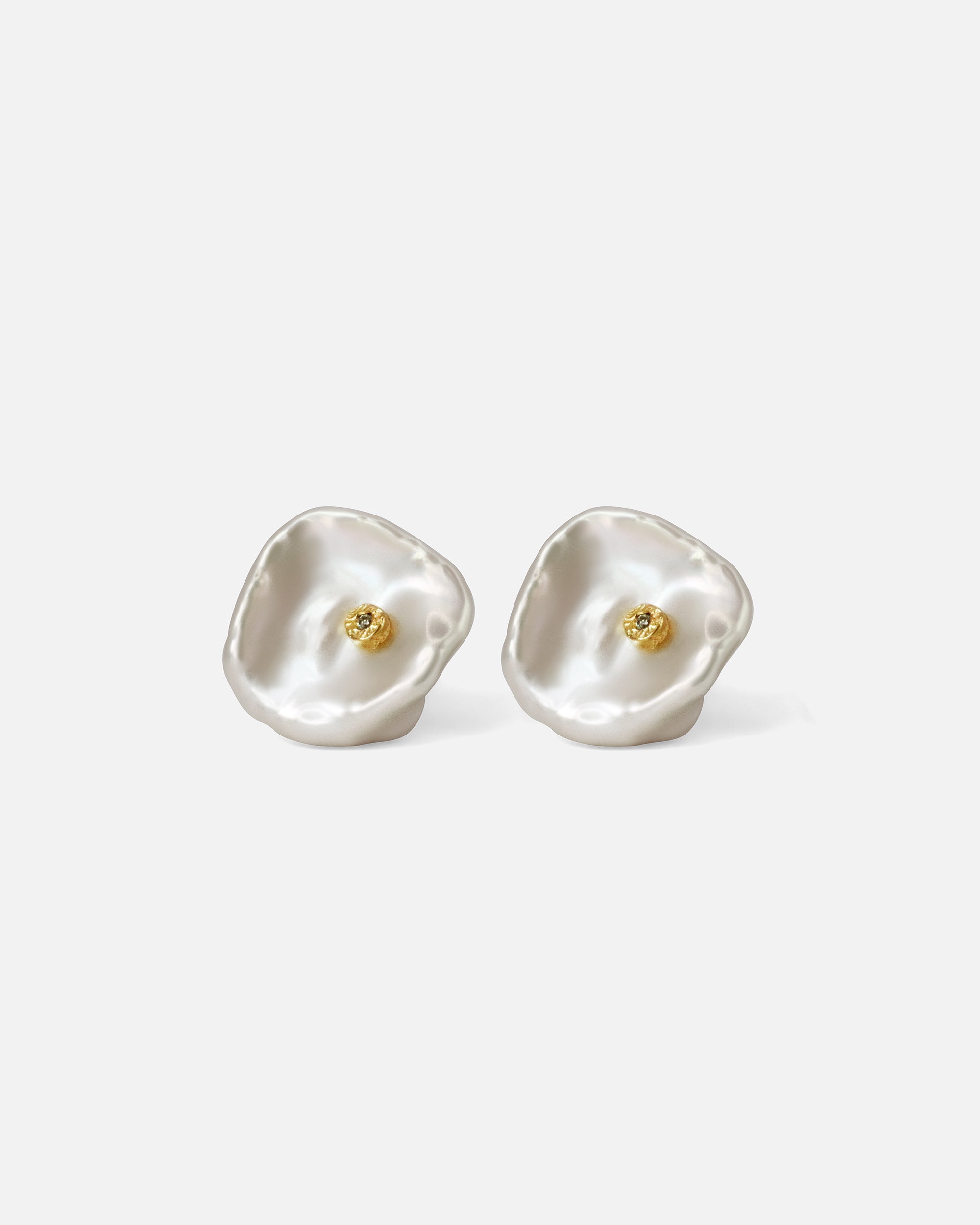 Keshi Petal Stud Earrings - Dainty Floral Earrings for Women | Perfect for Everyday Wear, Date Nights & Special Occasions