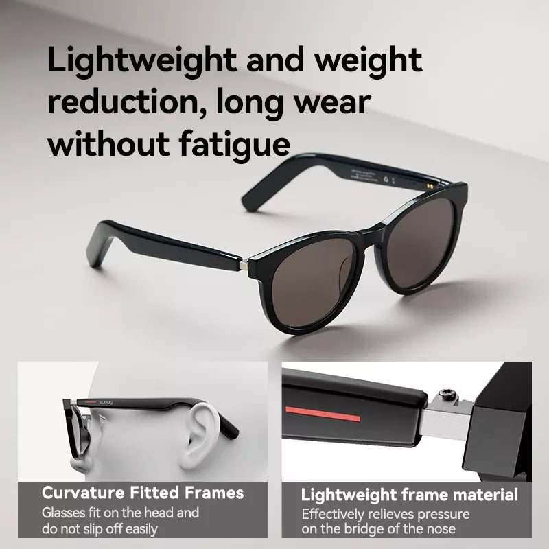 Sanag U Series Smart Bluetooth Sunglasses with Wireless Audio - Hands-Free Calls & Music - Perfect for Running, Cycling, and Outdoor Activities