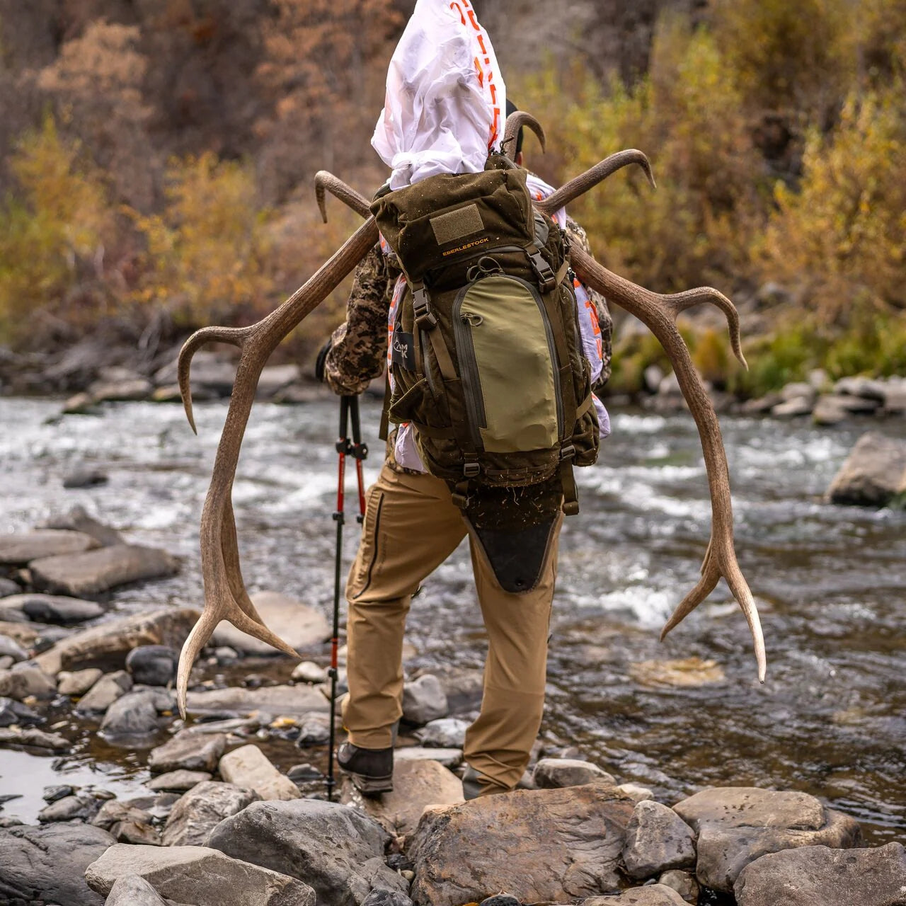 Eberlestock Team Elk Pack - Lightweight Hunting Backpack with Rifle Scabbard | Durable Gear for Elk Hunting, Backpacking & Outdoor Adventures