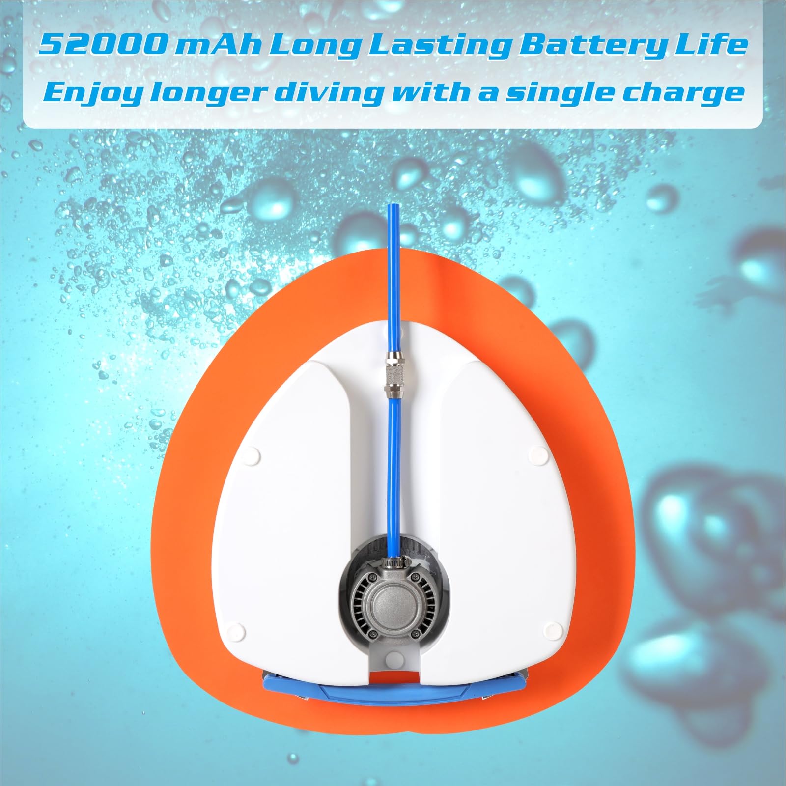 Upgraded Scuba Diving Ventilator - Portable Rechargeable Tankless Diving System with Waterproof Air Compressor | Perfect for Pool Diving, Snorkeling & Underwater Exploration | Swimming Pool Toys & Dive Gear for Adults & Kids