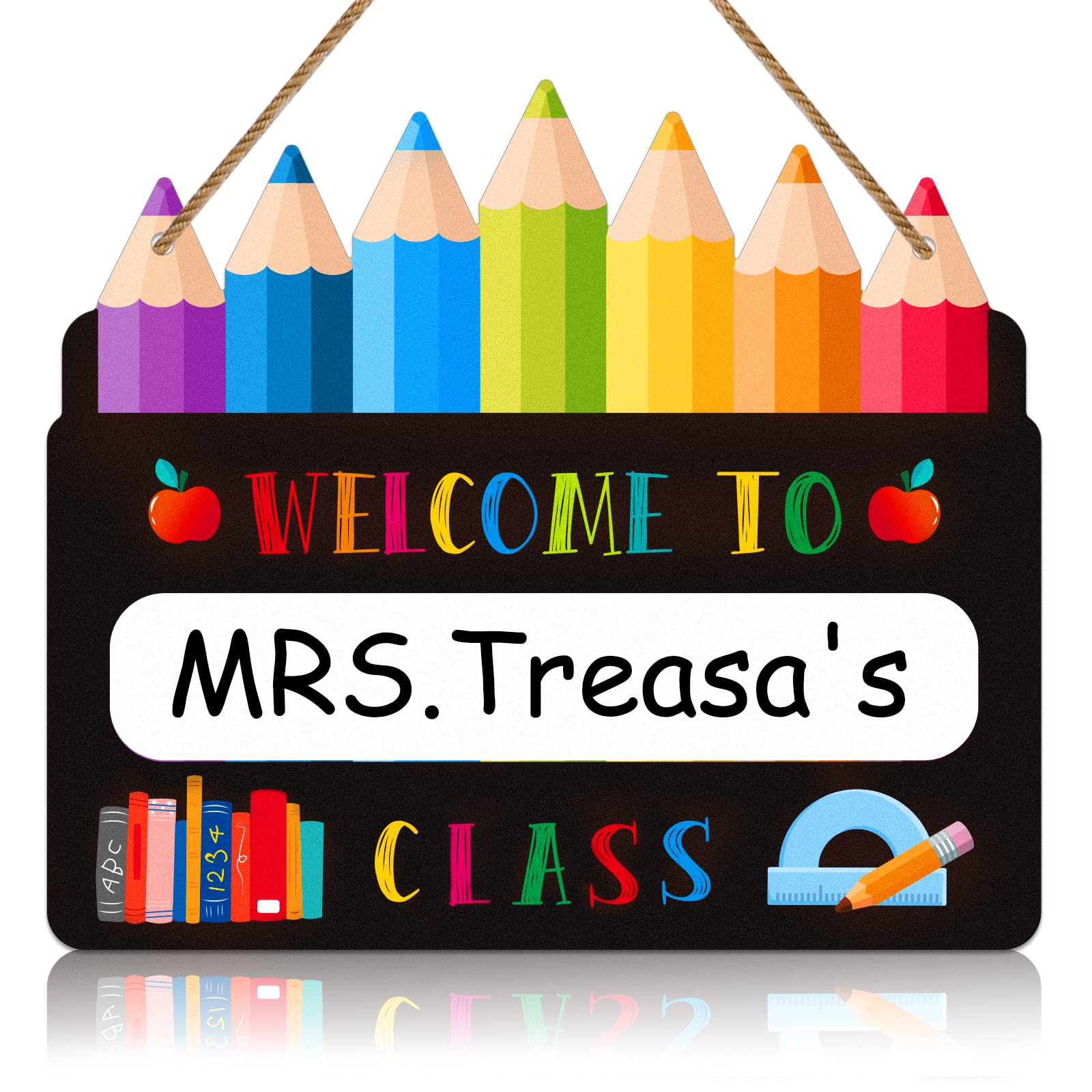Personalized Teacher Welcome Sign - 13