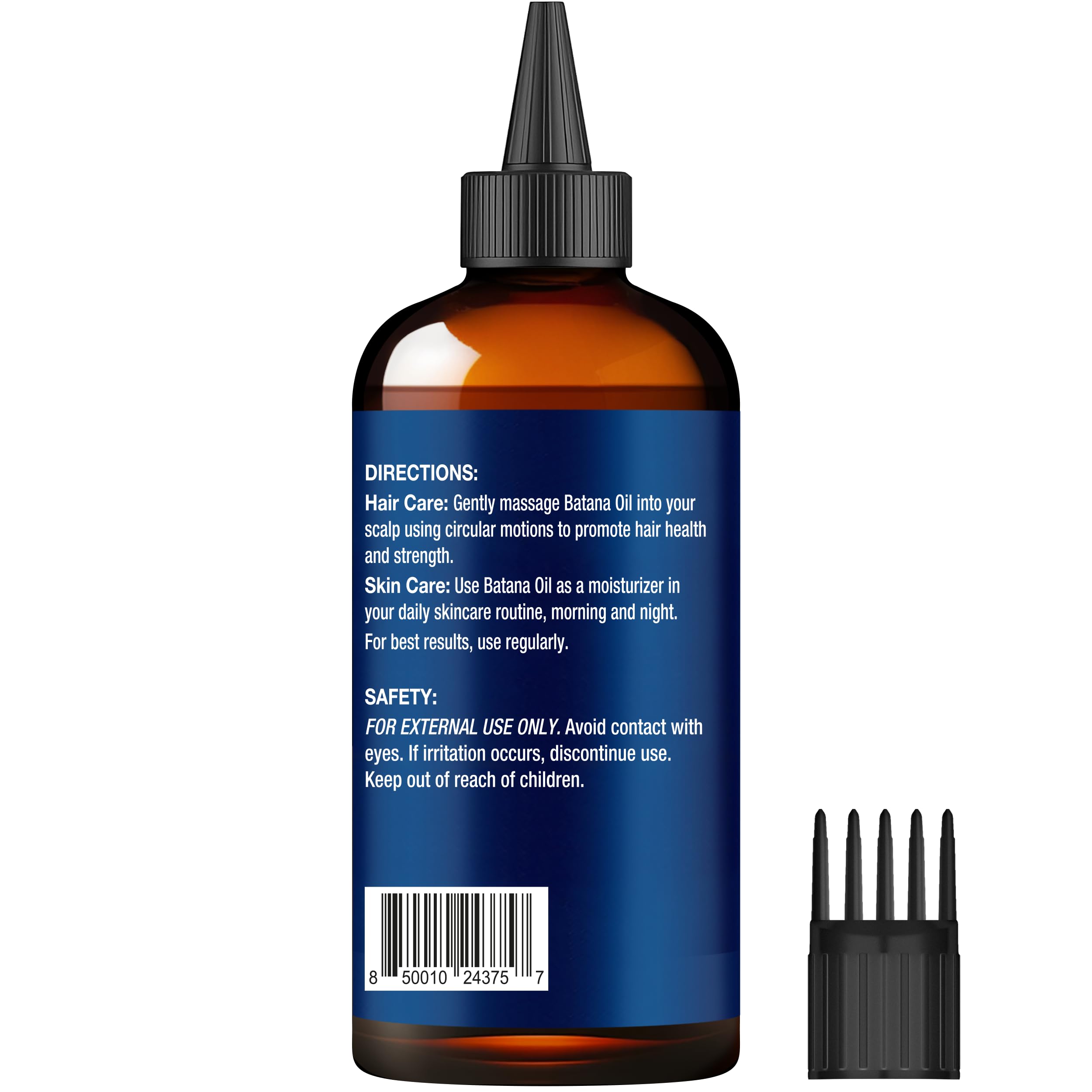 100% Pure Raw Batana Oil for Hair Growth - 4 fl oz Cold-Pressed Natural Oil for Hair, Skin, Face & Eyelashes - Organic Hair Treatment for Dry Scalp & Damaged Hair - Perfect for Night Routine & DIY Beauty Recipes