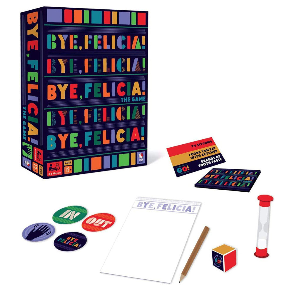 Bye, Felicia! Party Game - Fast-Paced Word Association Card Game for Teens & Adults - Perfect for Game Nights, Family Gatherings & Social Events
