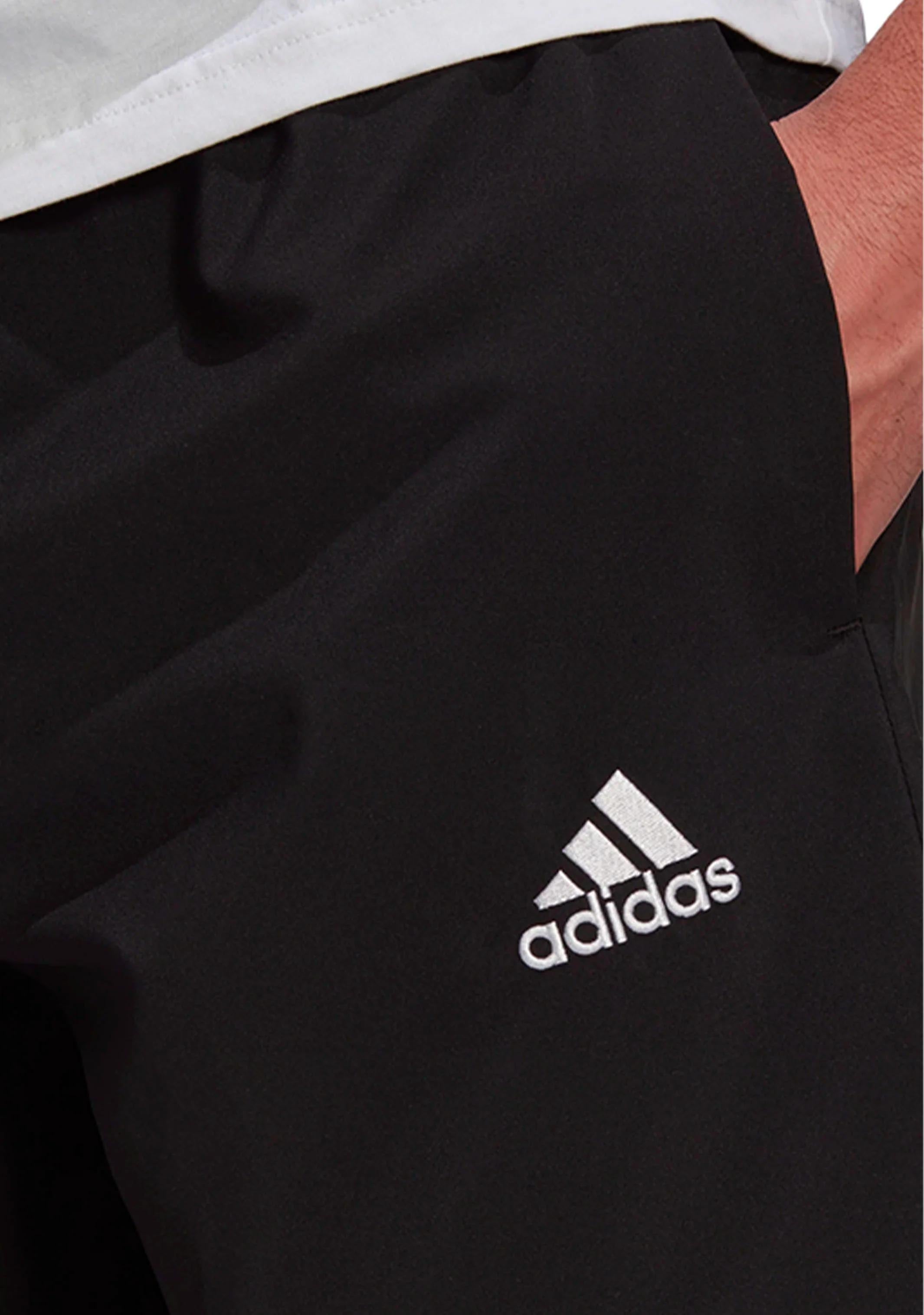 Adidas Men's Aeroready Essentials Chelsea Small Logo Athletic Shorts - Black | Moisture-Wicking Workout Shorts for Running, Gym & Casual Wear