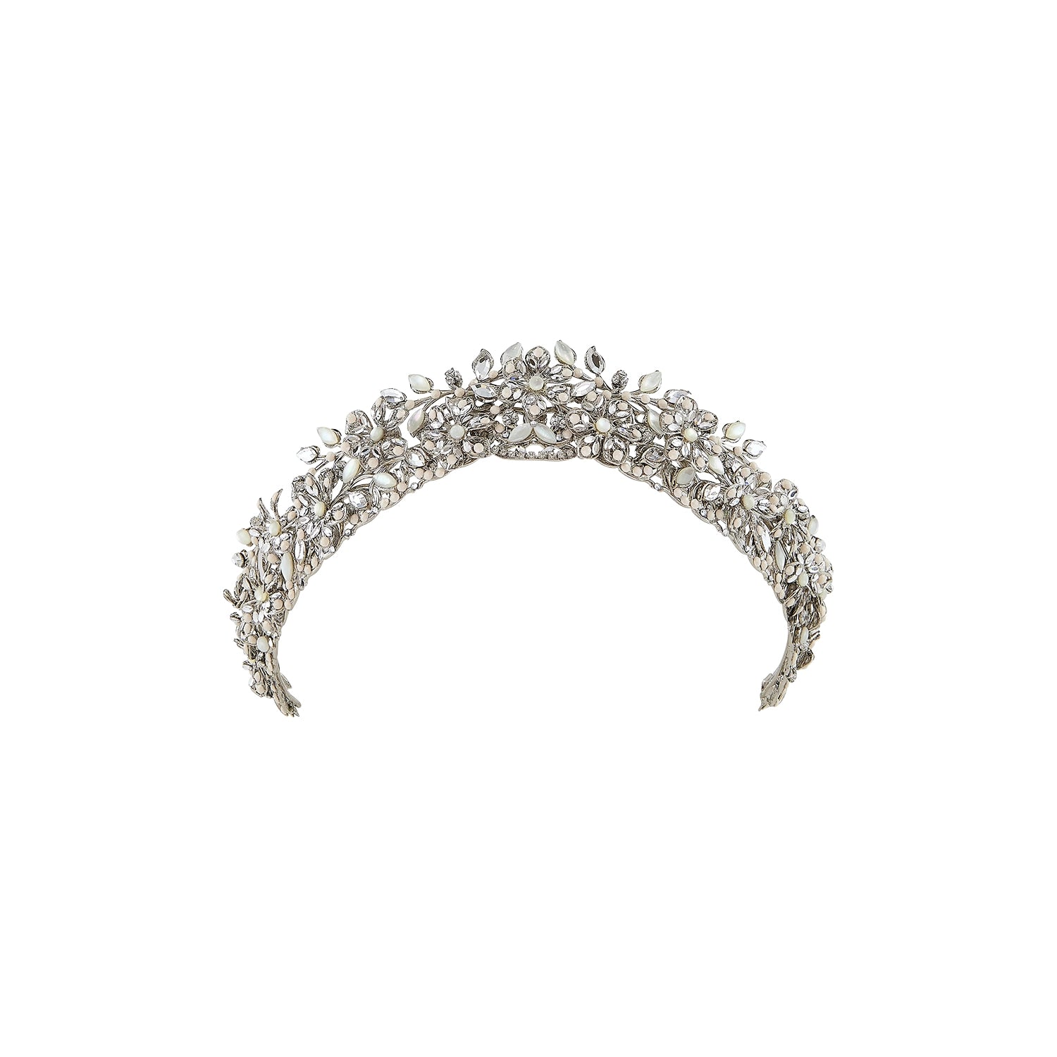 Seraphique Crown - Elegant & Stylish Tiara for Weddings, Prom, Pageants & Special Occasions - Perfect for Brides, Princesses & Formal Events