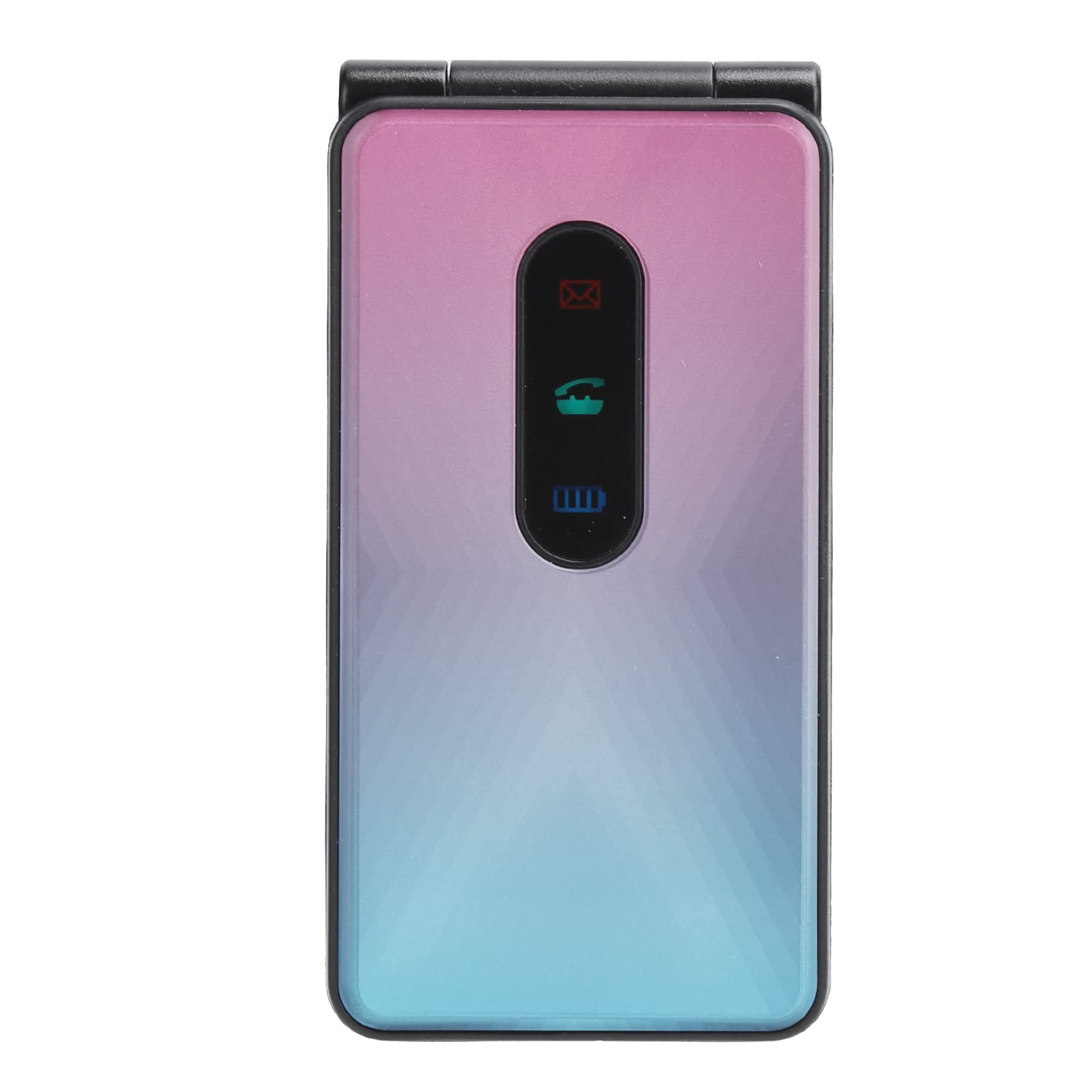 Portable Mini 2G Flip Phone - Unlocked Ultra Thin Pocket-Sized Mobile with 2.4in Screen, Dual SIM Card Support, HD Camera & Replaceable Battery (Light Blue) | Perfect for Travel, Emergency Use & Backup Phone