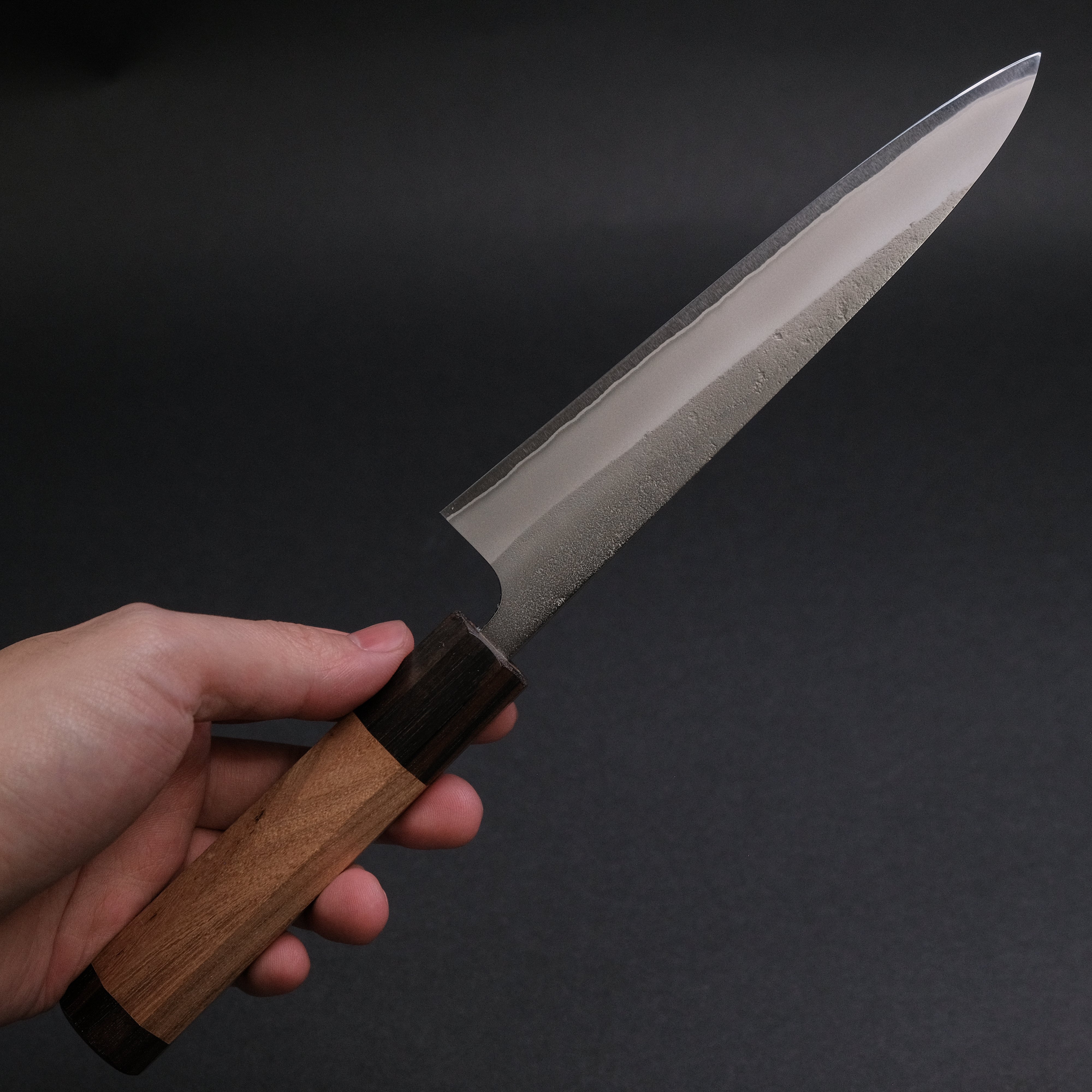 Yoshikane White #2 Nashiji Petty Knife 150mm with Enju Handle - Premium Japanese Kitchen Knife for Slicing, Peeling & Precision Tasks