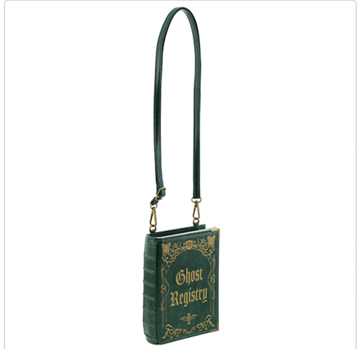 Tokyo Disney Haunted Mansion Guest Registry Crossbody Purse Bag - Limited Edition 2/7 Release - Perfect for Disney Parks, Cosplay & Collectors