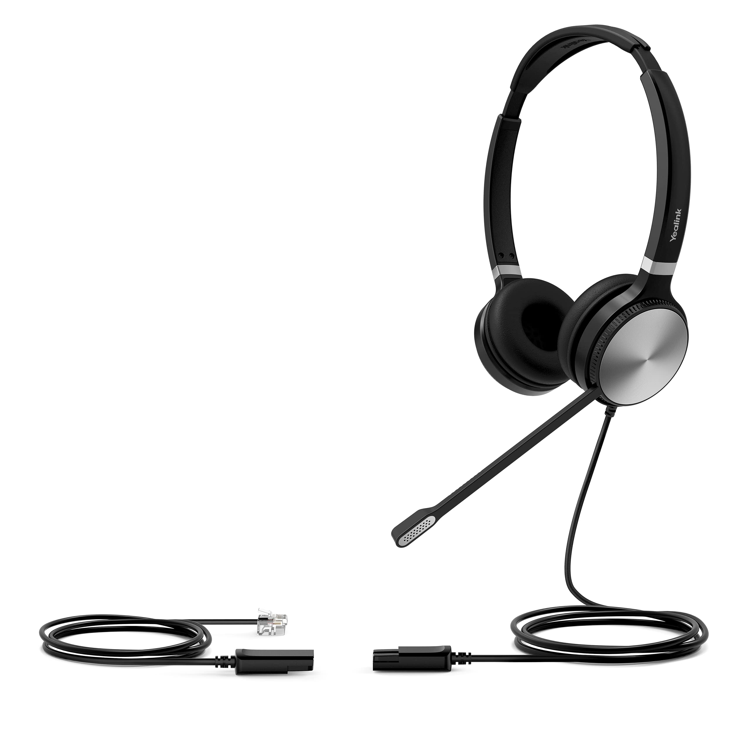 Yealink 3.5mm Headset with Microphone - Noise-Cancelling Office Headset for PC, Laptop, Phone, Teams Certified, Ideal for Remote Work & Online Meetings