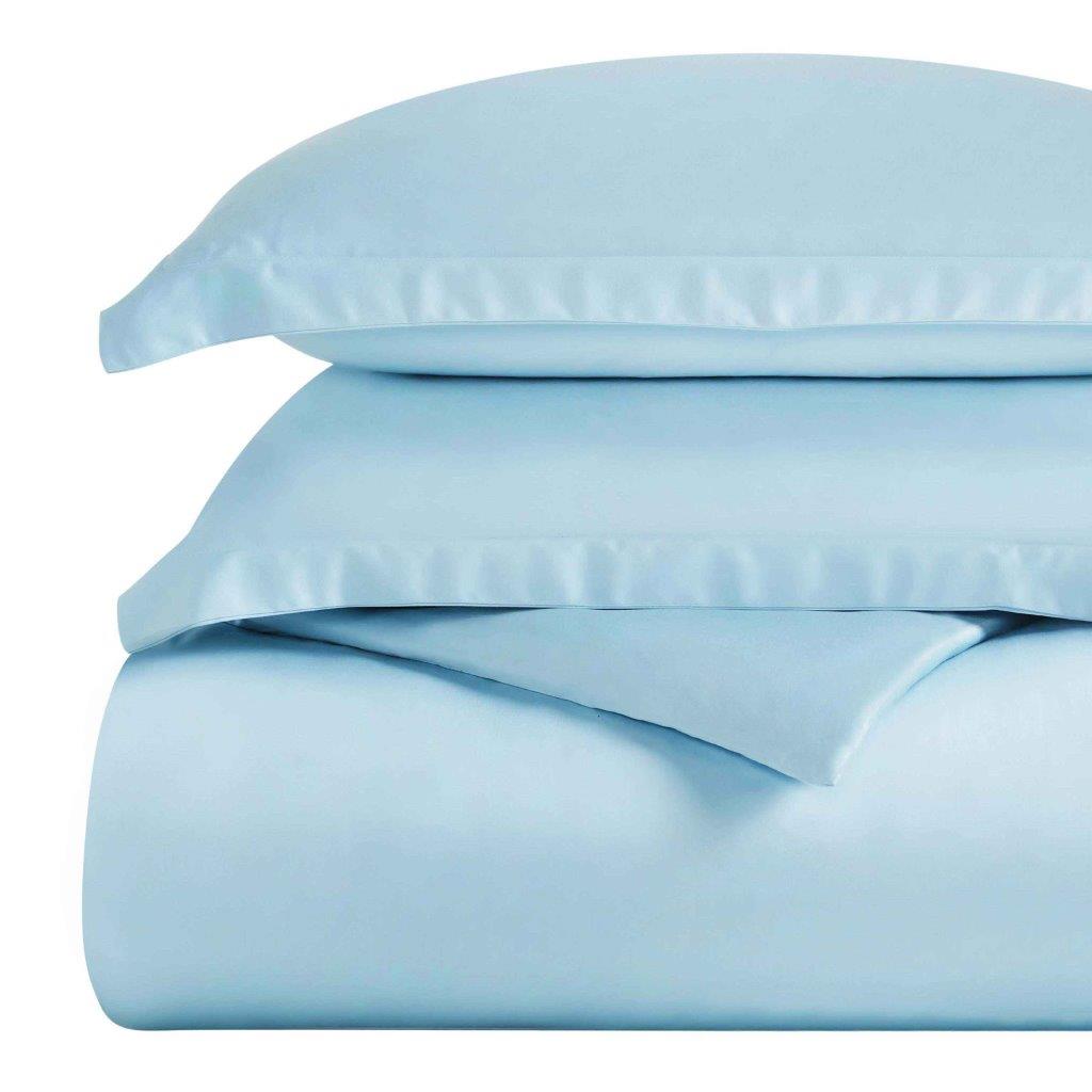 Premium 100% Egyptian Cotton Duvet Cover Set - 300 Thread Count, Breathable & Soft Bedding for All Seasons - Perfect for Master Bedroom, Guest Room & Luxury Hotels