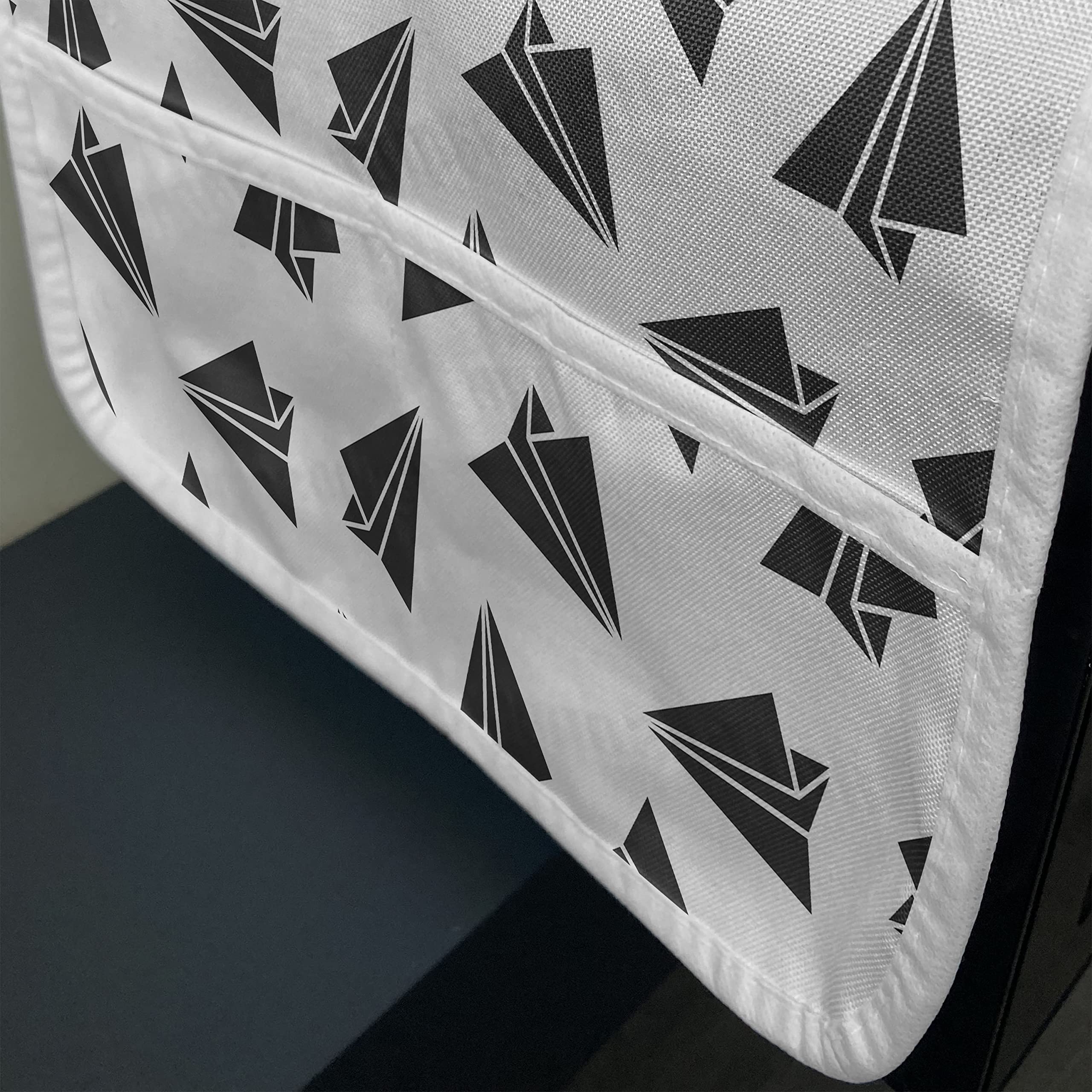 Ambesonne Airplane Microwave Oven Cover - Waterproof Kitchen Organizer with Pockets, 36