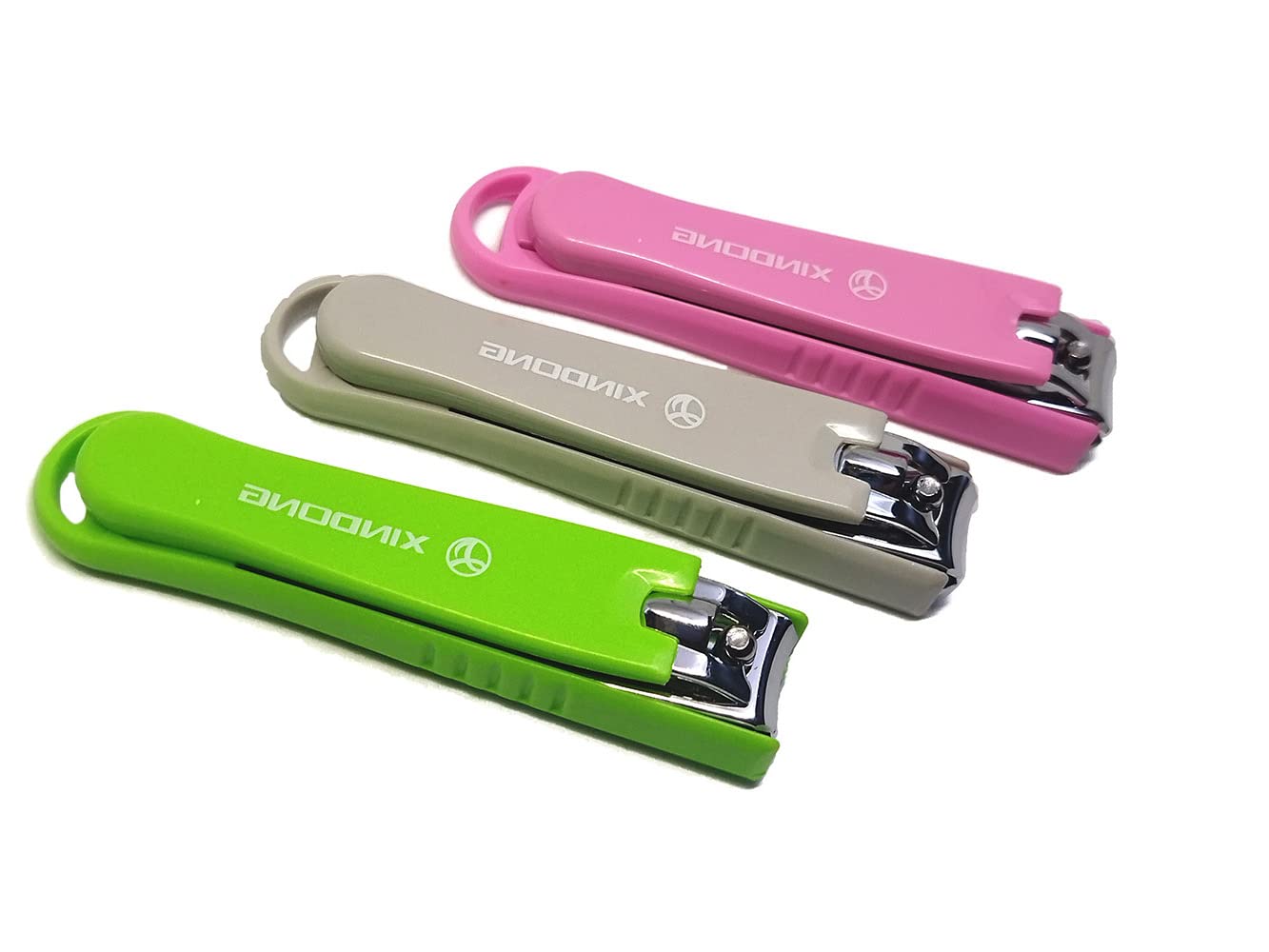 Premium Stainless Steel Nail Clipper Set (Pack of 2) - Heavy Duty Toenail & Fingernail Trimmer with Plastic Cover for Men, Women & Kids - Assorted Colors - Perfect for Travel, Home & Salon Use