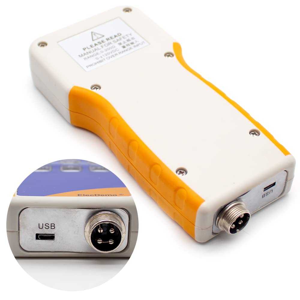 YK-VR1220H Rechargeable High Precision Battery Tester - 0.001mΩ-200Ω Internal Resistance Meter with 0.0001V±120V Voltage Measurement, MicroUSB Charging | Perfect for Automotive, Solar, and DIY Electronics Testing