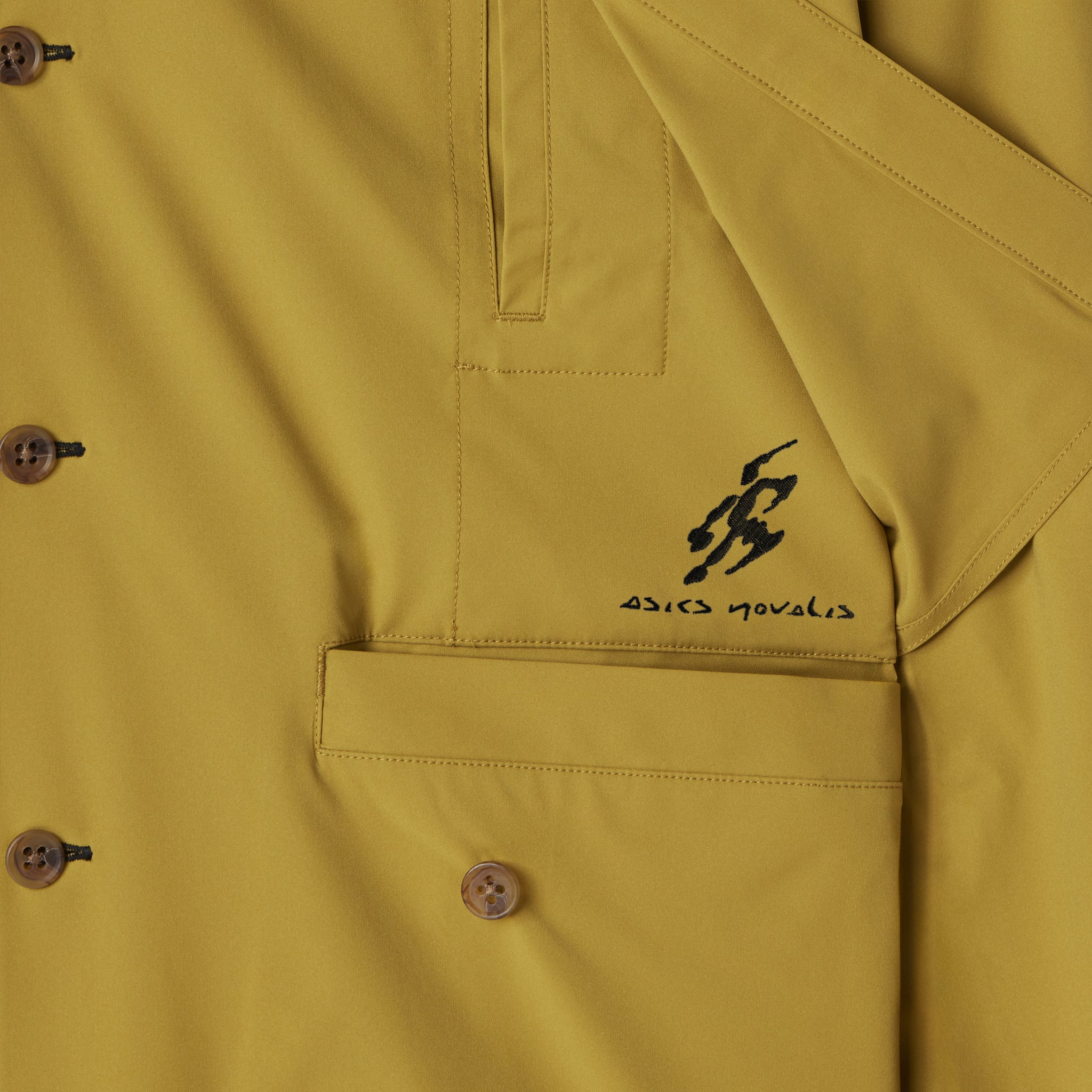 ASICS NOVALIS Ormosiancy Shirt - Medallion Yellow - Lightweight Running & Training Top for Men - Perfect for Gym Workouts & Outdoor Sports