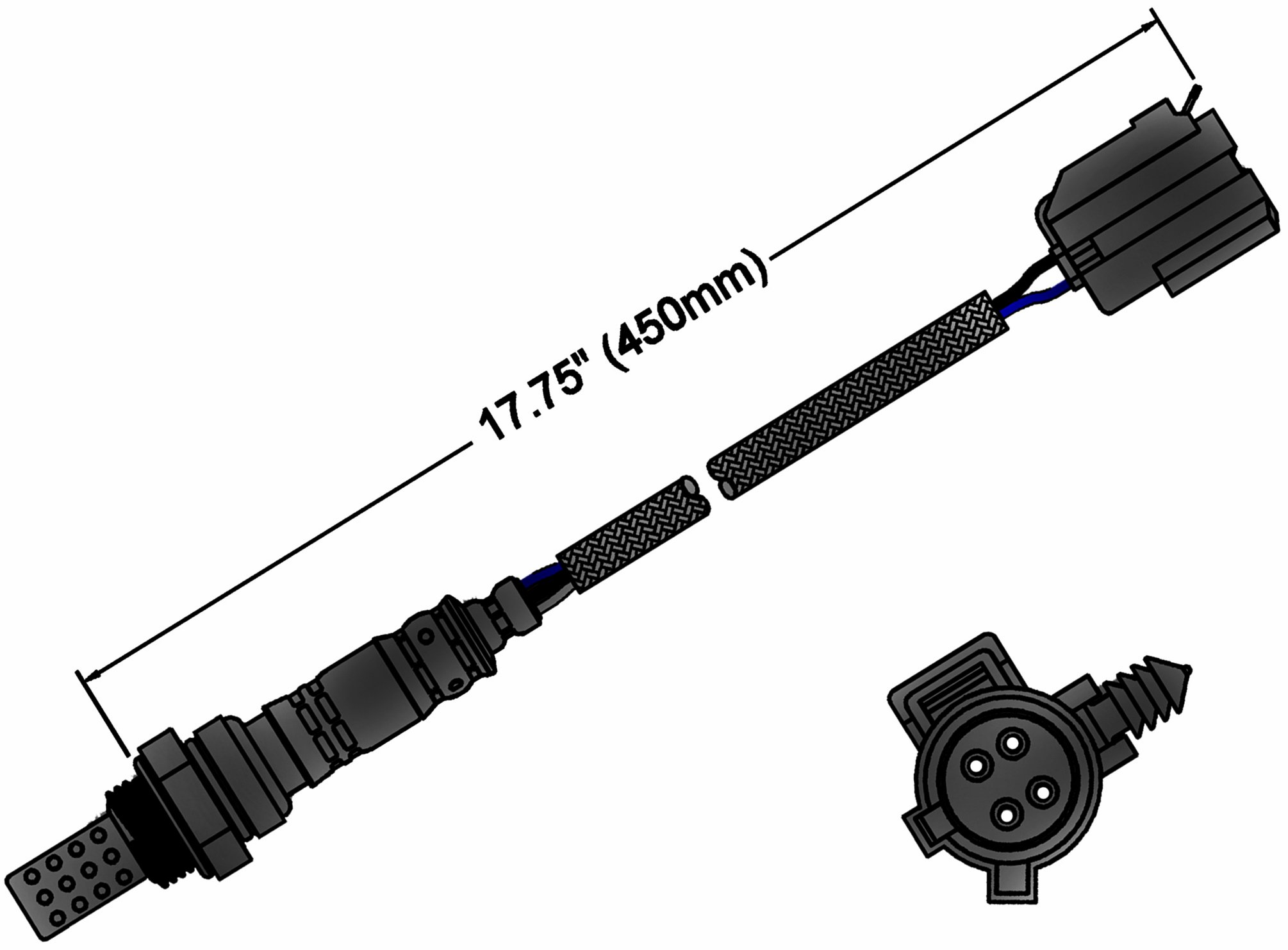 ACDelco Gold 213-1388 (88929815) Heated Oxygen Sensor Replacement - Compatible with Select GM Vehicles - Improve Engine Performance & Fuel Efficiency - Perfect for Daily Commuting & Highway Driving