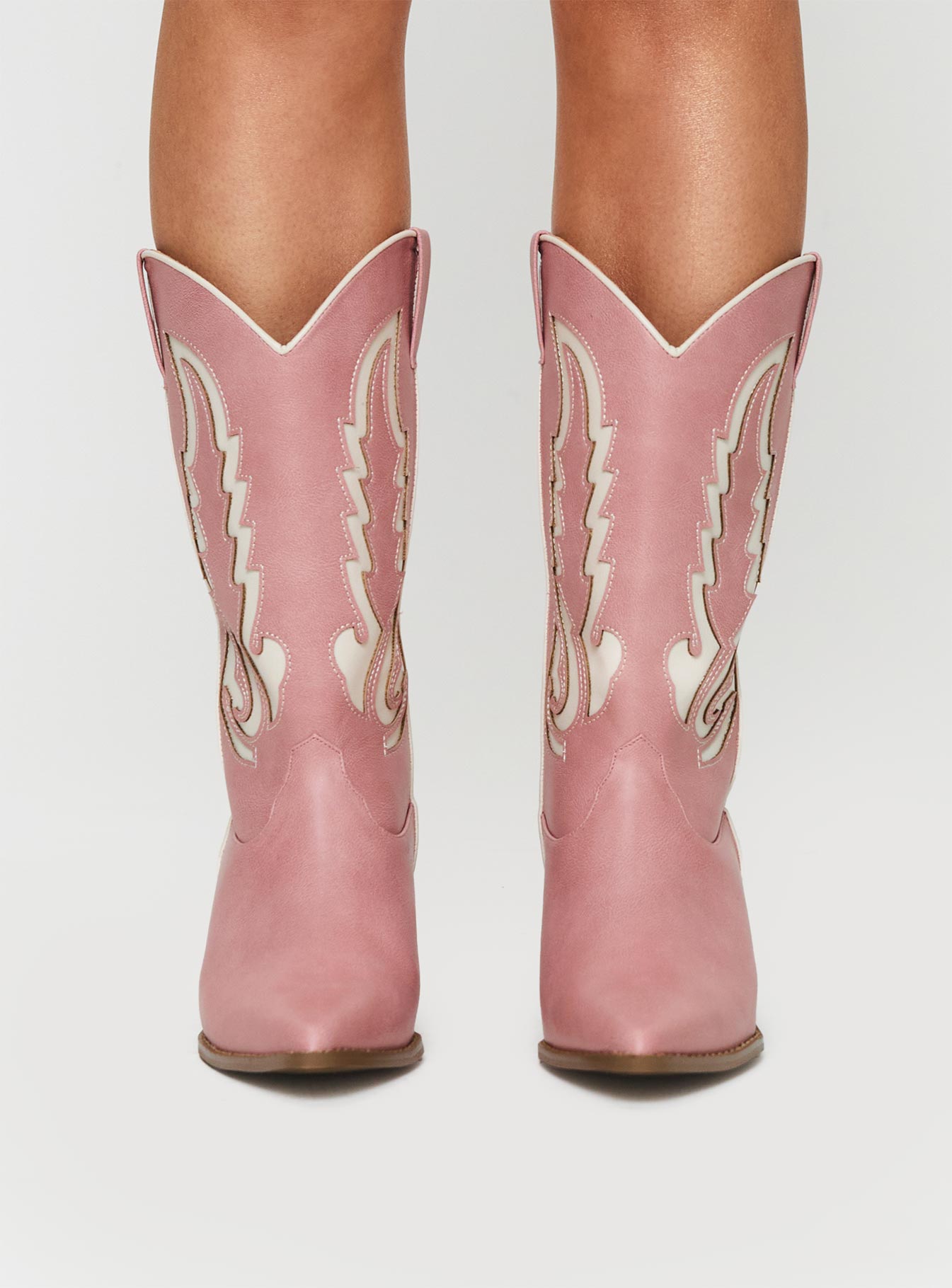 Billini Norva Women's Ankle Boots in Pink & Ivory - Stylish & Comfortable for Casual Outings, Work & Date Nights