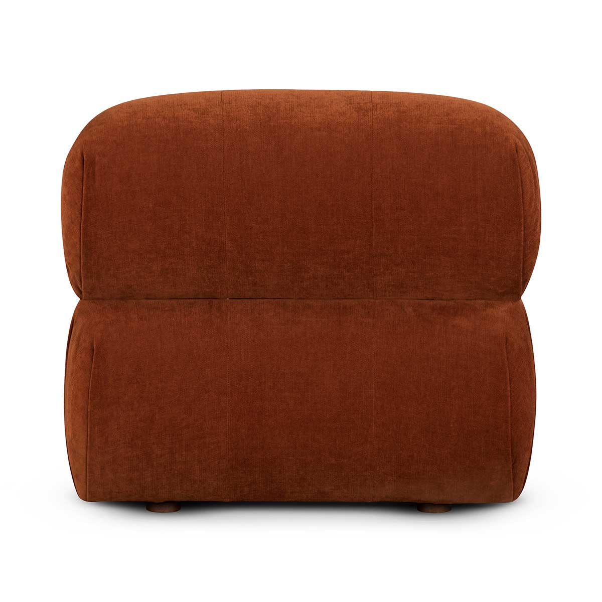 Bowie Textured Velvet Armless Modular Sectional Sofa - Modern Living Room Furniture for Small Spaces & Apartments