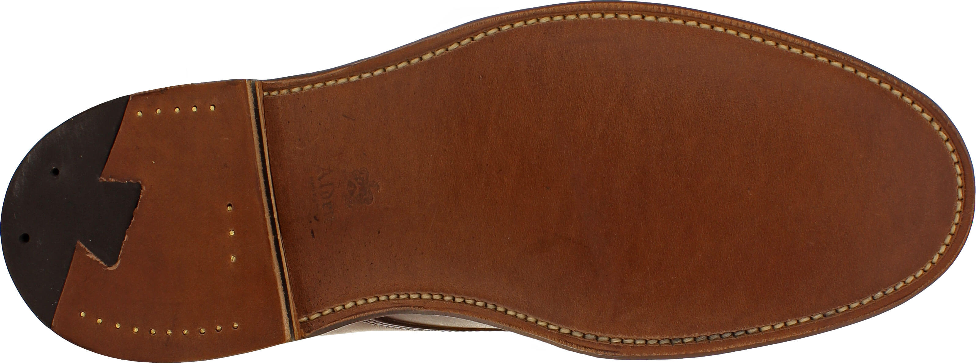 Alden Brown Plain Toe Blucher Dress Shoe for Men - Classic Business & Formal Wear - Comfortable Leather Oxford Shoes for Office, Weddings & Special Occasions