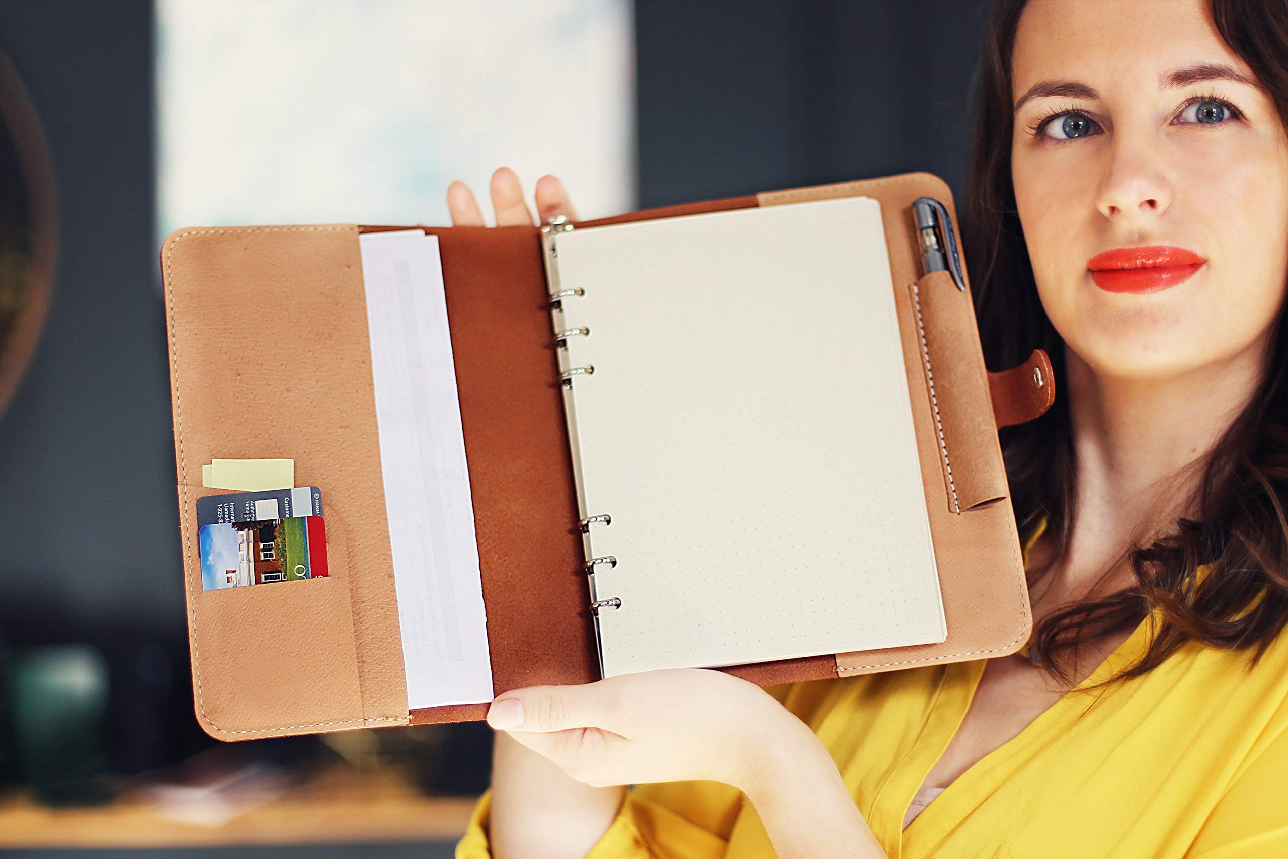 Personalized Leather Journal - Custom Name & Initials A5 Notebook for Writing, Planning & Organizing | Perfect Gift for Writers, Students & Professionals
