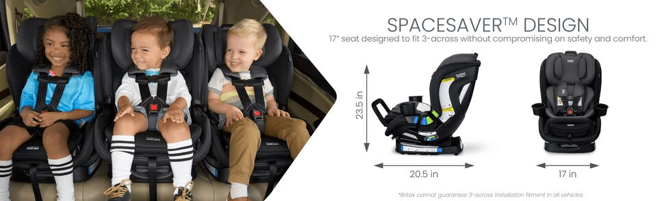 Britax Poplar S Convertible Car Seat - Safe & Comfortable for Infants to Toddlers (5-65 lbs) | Rear & Forward Facing | Easy Installation | Perfect for Family Travel & Daily Commute