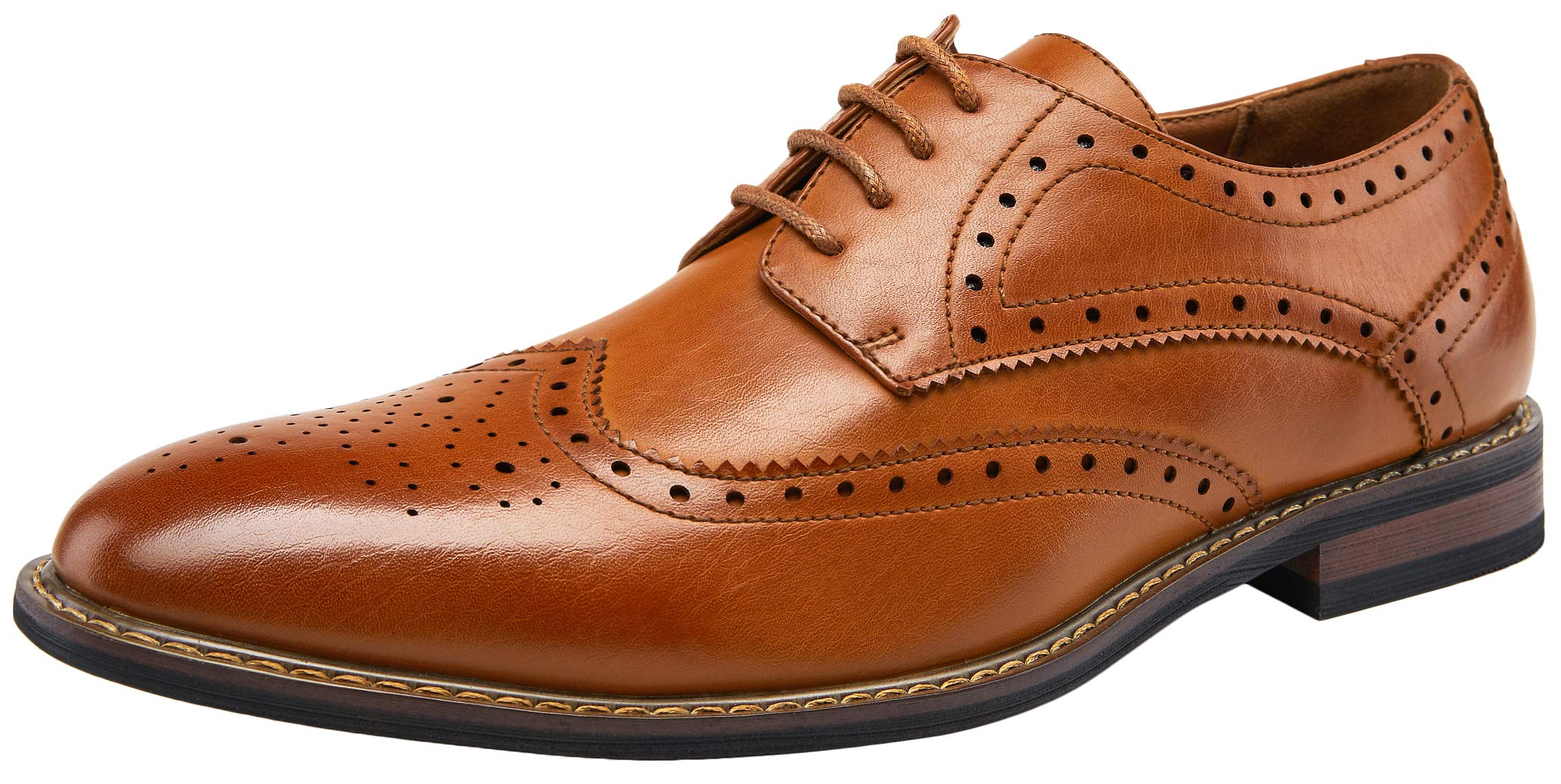 Jousen Men's Classic Oxford Dress Shoes | Formal Business Derby Shoes for Men | Perfect for Office, Weddings & Special Occasions