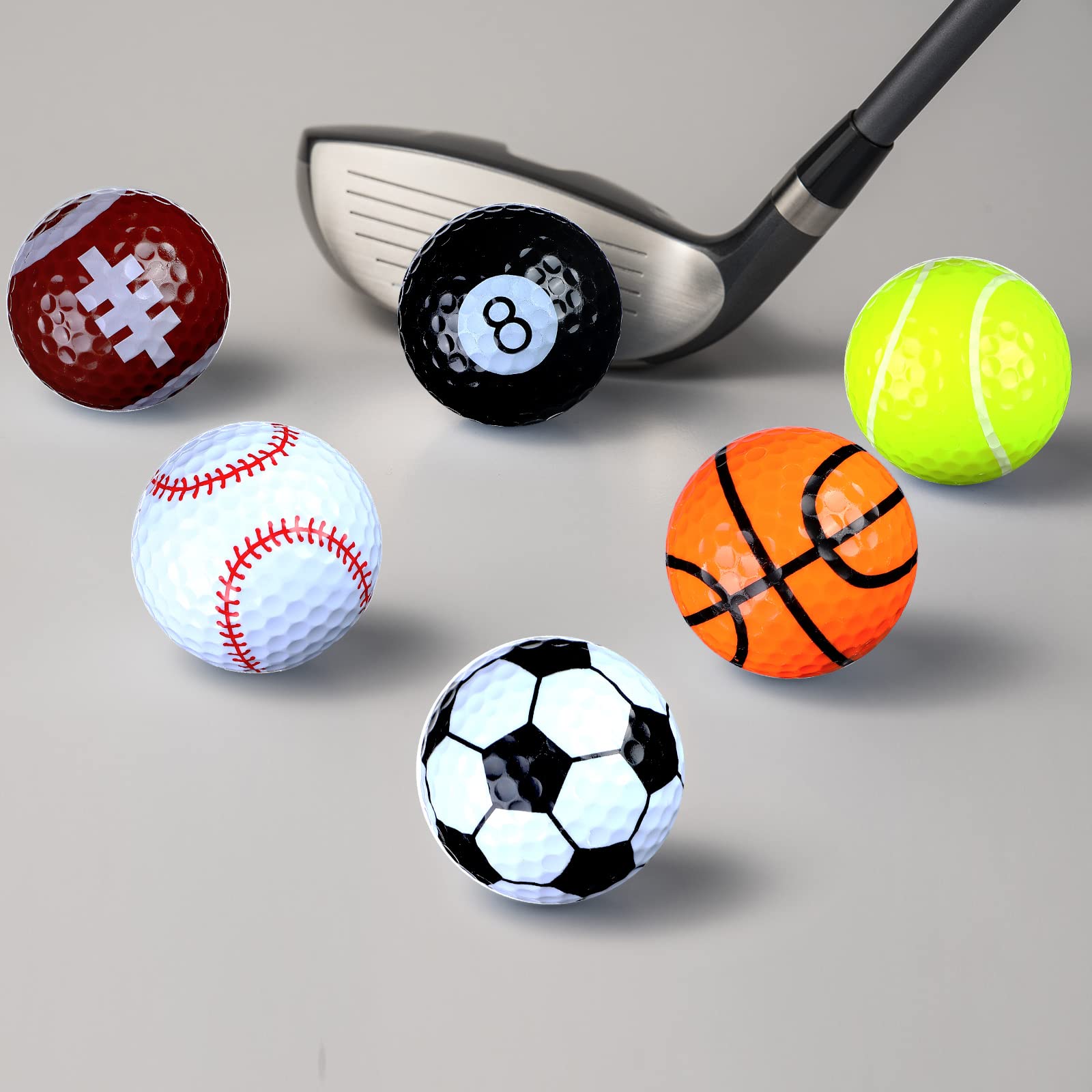 24-Pack Funny Golf Balls Bulk - Assorted Novelty Golf Balls for Training & Gifts | Perfect for Golfers, Men, Women, Dads & Kids | Great for Golf Practice, Graduation Gifts & Fun Sports Events