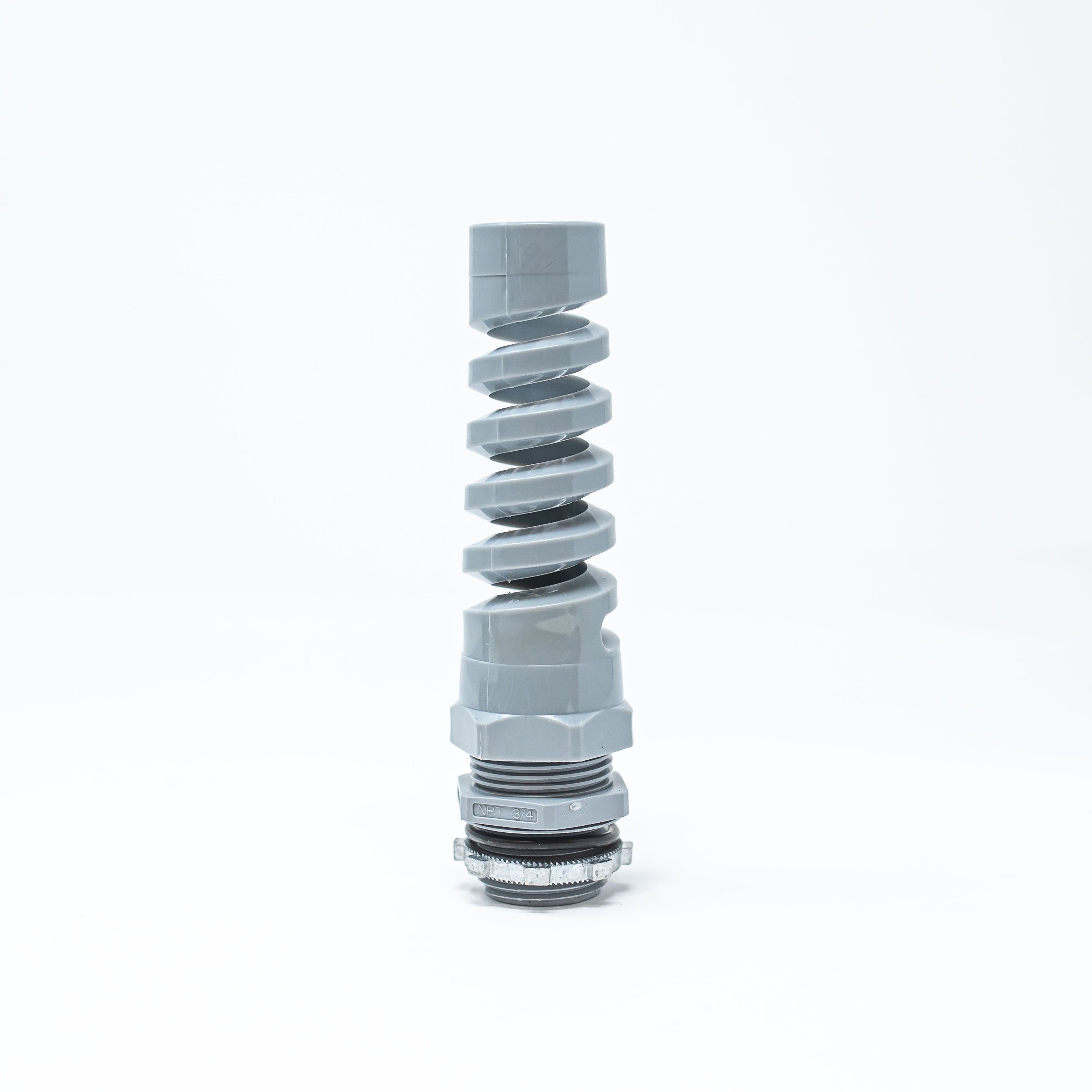 Heavy Duty Cord Grip with Pigtail Strain Relief - Secure Cable Protection for Industrial Equipment, Outdoor Lights & Power Tools (NEMA 4X Rated)