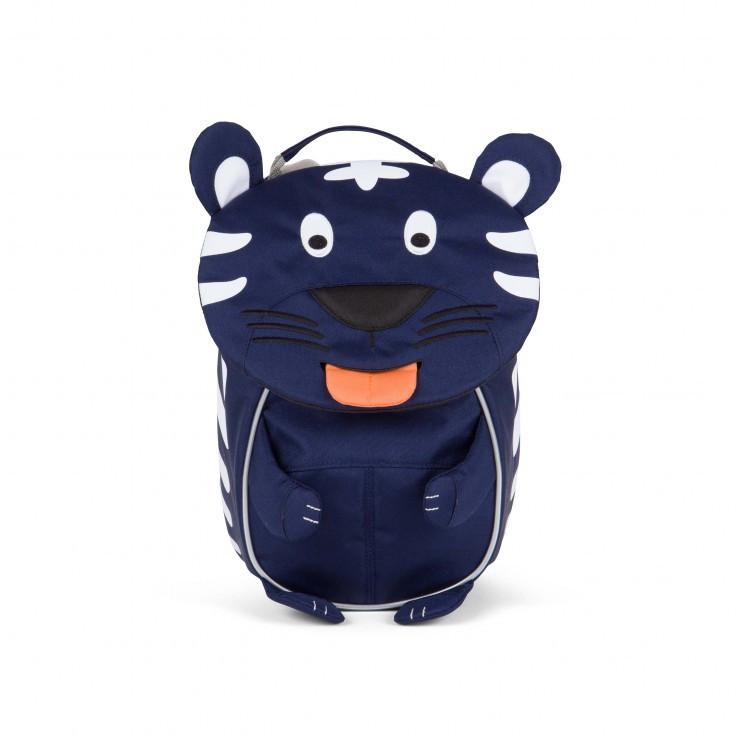 Affenzahn Small Toni the Blue Tiger Backpack for Kids - Durable & Lightweight School Bag for Boys & Girls - Perfect for Preschool, Daycare & Outdoor Adventures