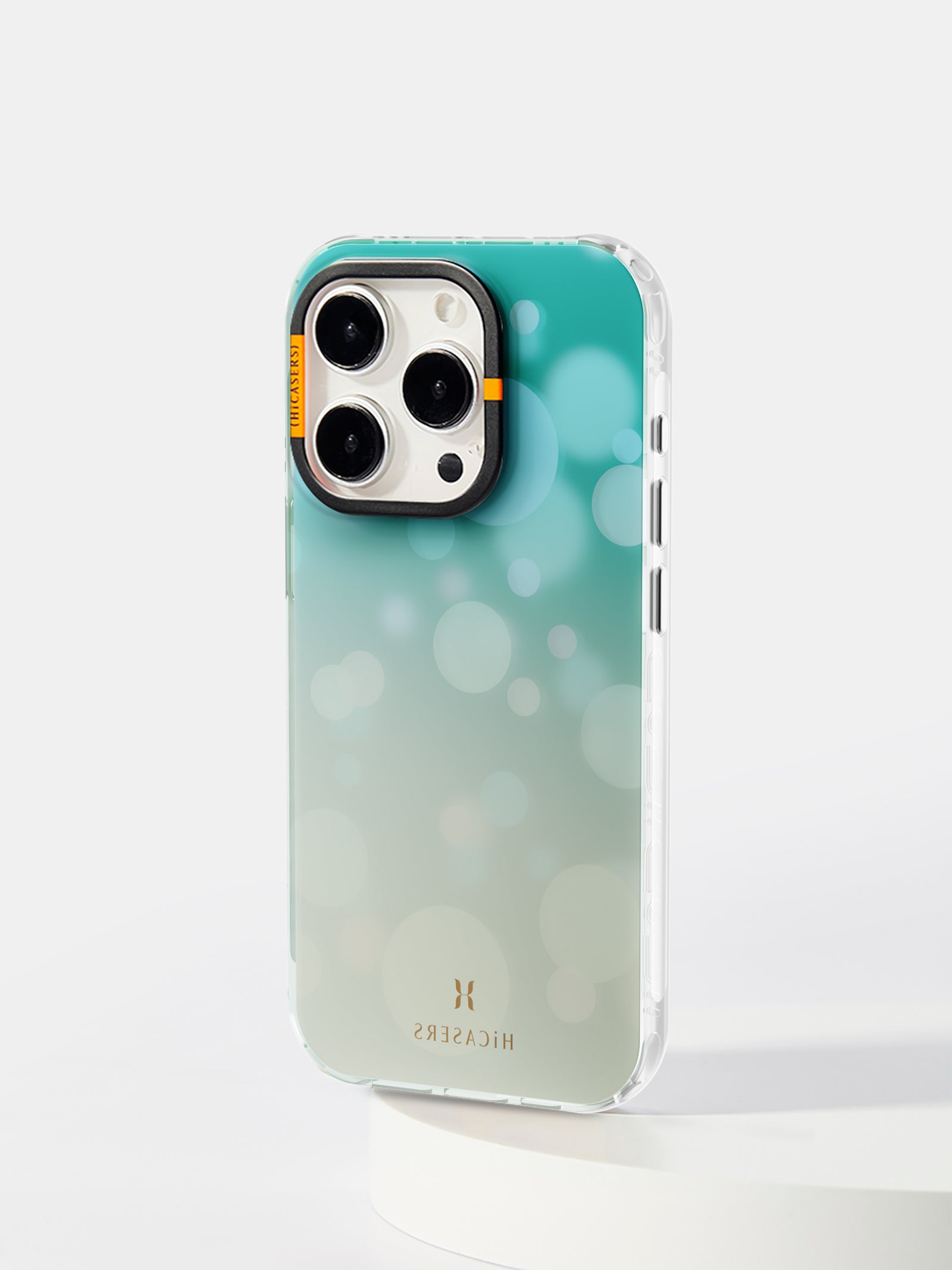 Bokeh Effects Iridescent Phone Case - Green | Shatterproof Protective Cover for iPhone & Samsung | Perfect for Photography Enthusiasts & Outdoor Adventures