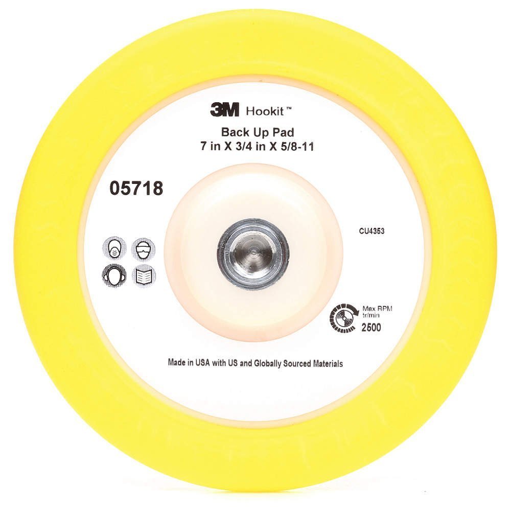 7D Hook and Loop Sanding Disc Backup Pad - Durable Sanding Backer Pad for Woodworking, Metal Polishing & DIY Projects - Perfect for Orbital Sanders and Hand Sanding