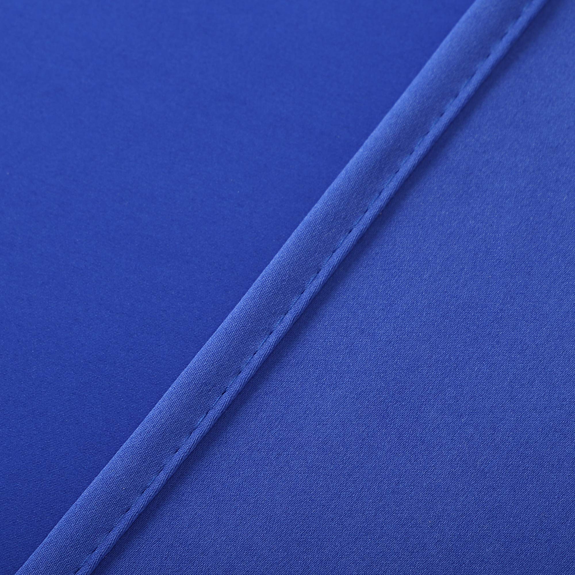 Royal Blue Blackout Valance Curtain - 42 x 18 Inch Kitchen Window Treatment with Rod Pocket, Darkening Panel for Loft, Nursery, Girls & Boys Bedroom - Perfect for Small Windows, Light Control & Privacy