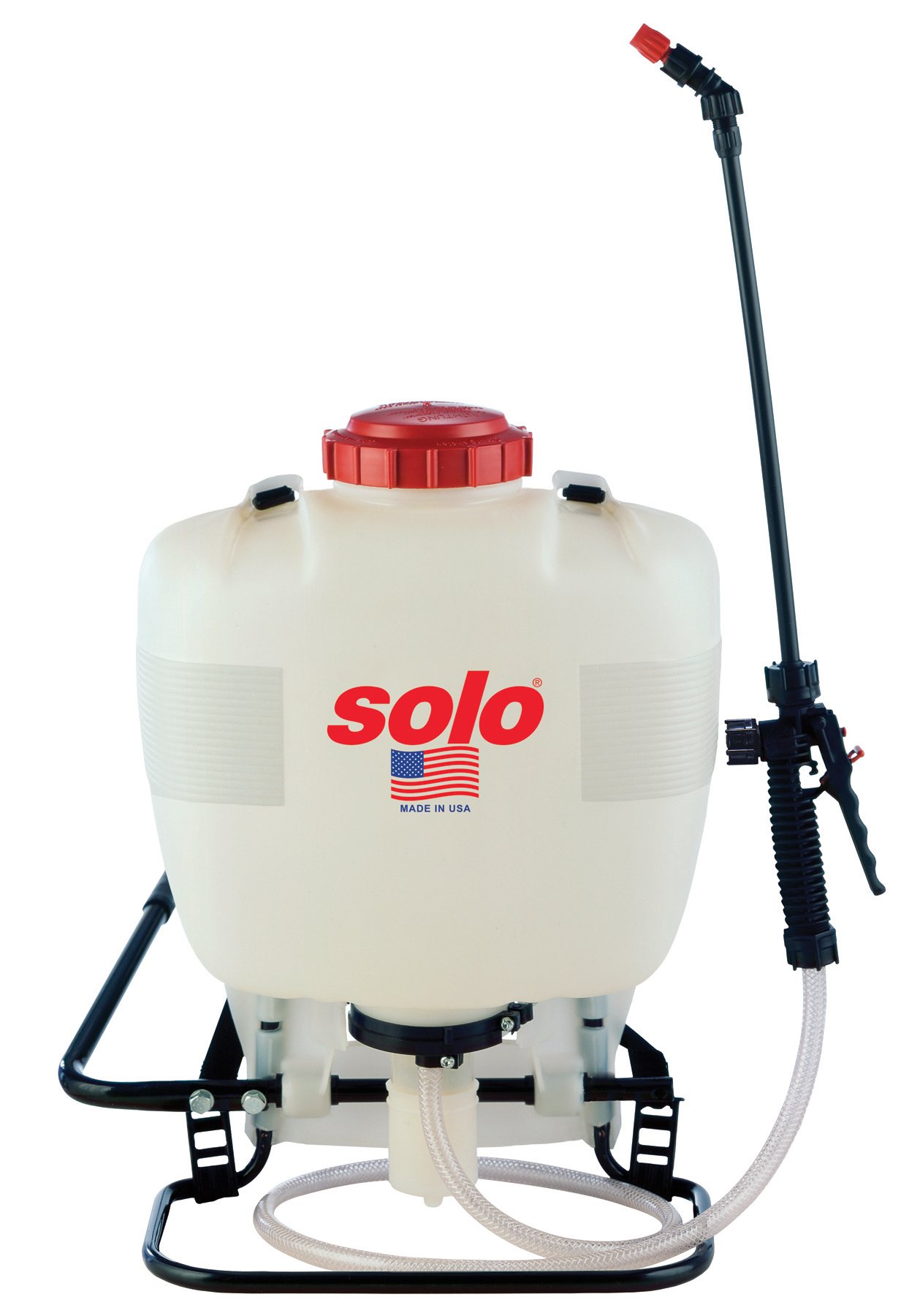 SOLO 10207 4 Gallon Backpack Sprayer - White | Heavy Duty Garden Sprayer for Weed Control, Pest Spraying & Lawn Care | Perfect for Farmers, Gardeners & Landscapers