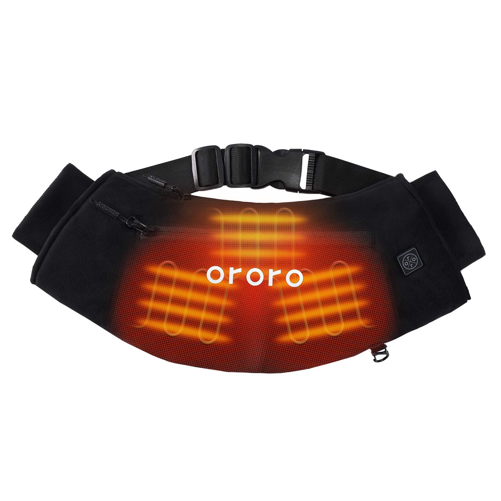 ORORO Rechargeable Electric Heated Hand Muff - 14 Hours Continuous Warmth, Portable Hand Warmer Pouch for Winter Outdoor Activities, Commuting & Cold Weather Use