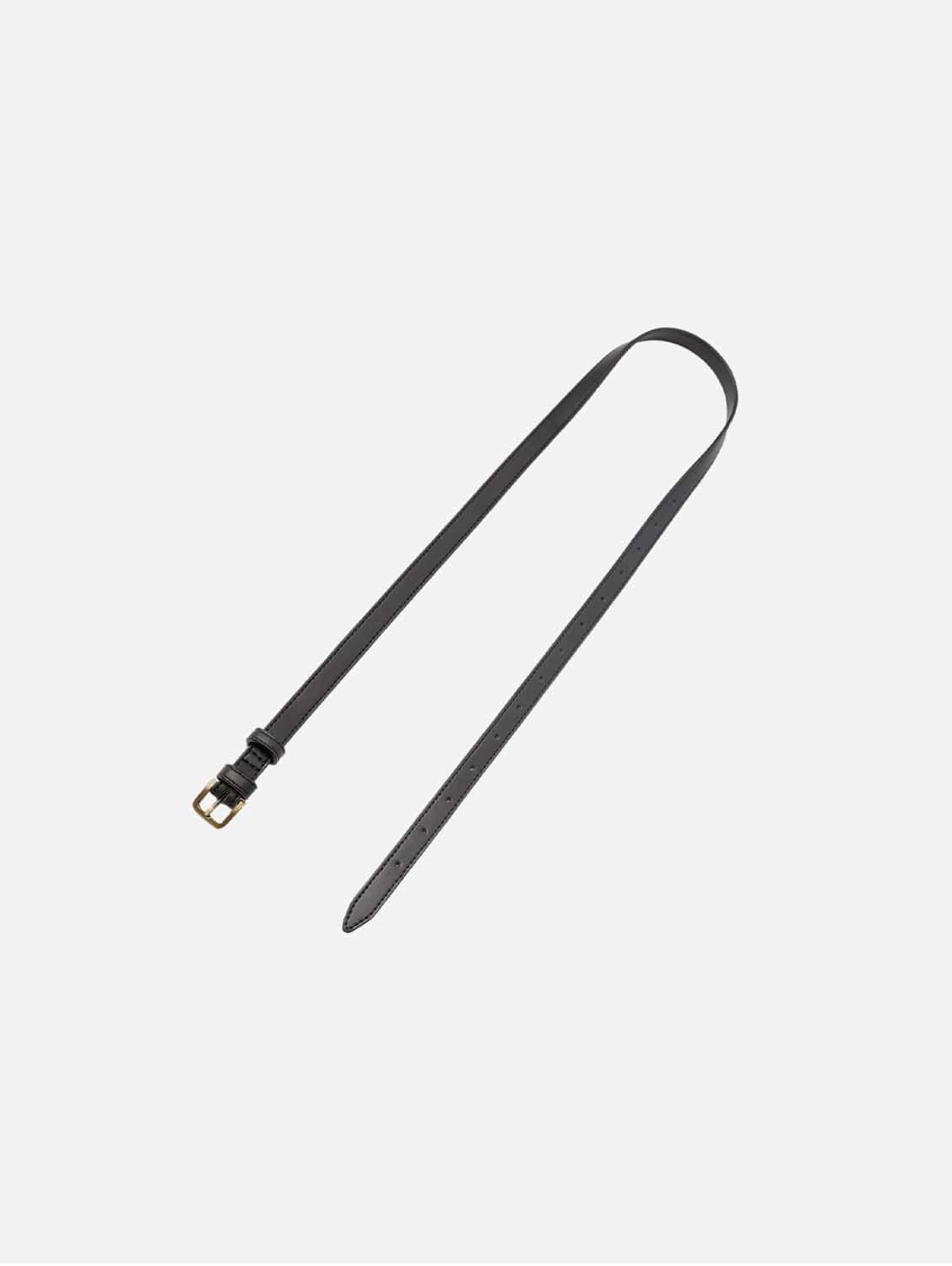 Vegan Leather Apple Belt Bag Strap - Long Adjustable Waist Pack for iPhone - Black | Perfect for Running, Travel & Hands-Free Convenience
