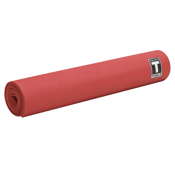 Body Solid 5mm Thick Non-Slip Yoga Mat for Home & Studio Workouts - Perfect for Hot Yoga, Pilates, Stretching and Fitness Exercises