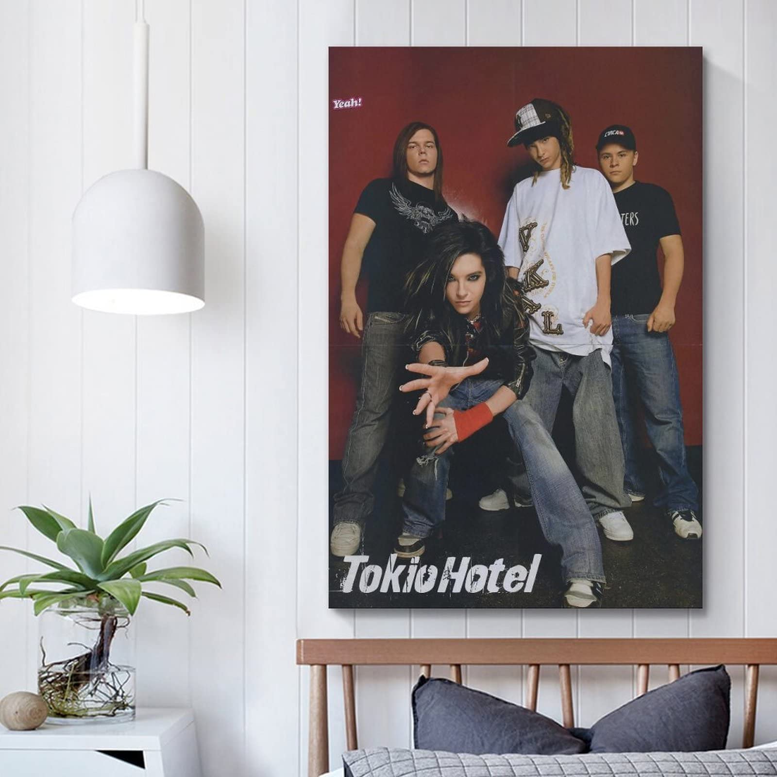 Tokio Hotel Band Poster - Aesthetic Canvas Wall Art Decor for Bedroom, Living Room, Dorm - 12x18 Inches (30x45 cm) - Perfect for Music Fans & Home Decoration