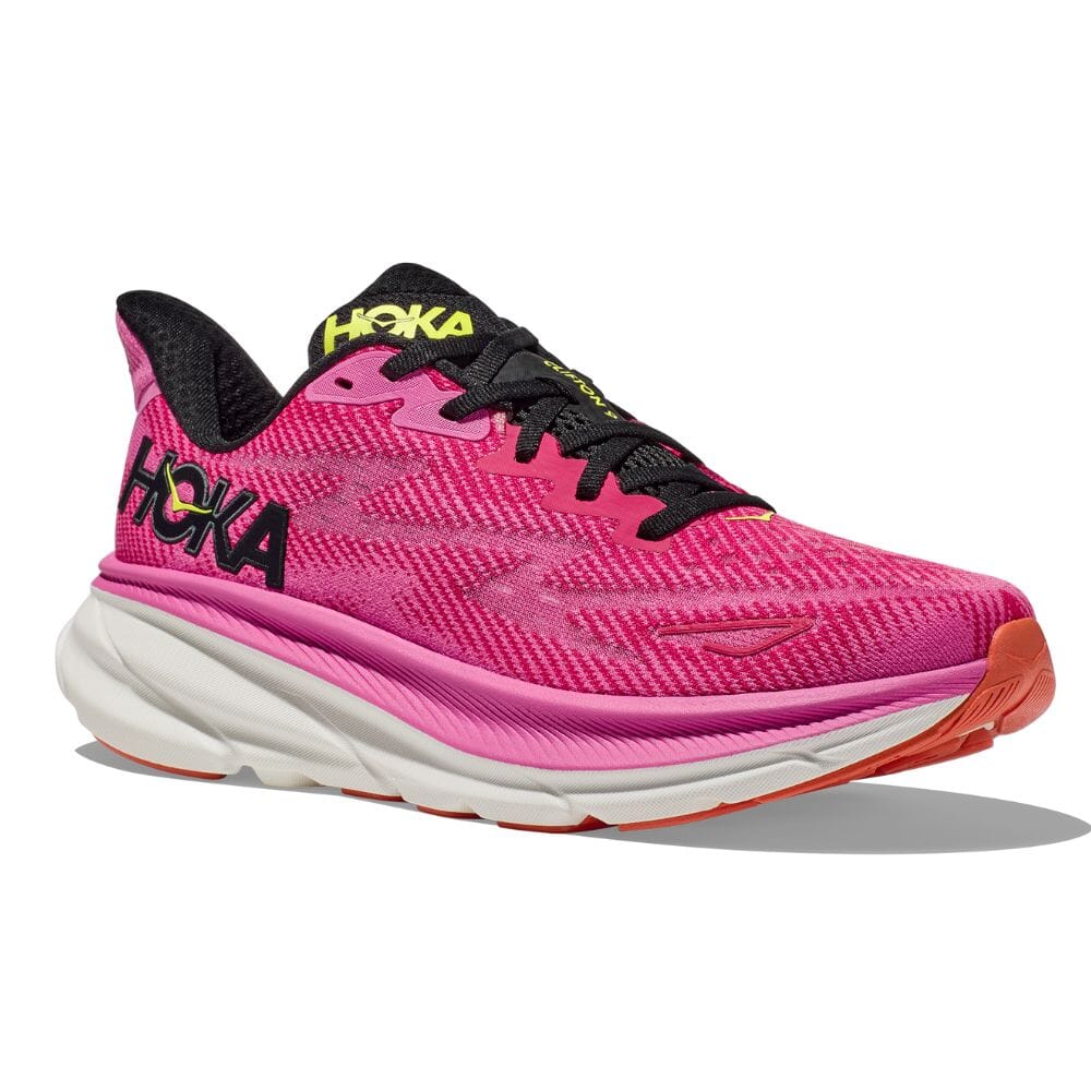 Hoka Women's Clifton 9 Running Shoes - Lightweight Cushioned Sneakers for Road Running, Jogging & Gym Workouts | Perfect for Marathon Training & Everyday Comfort