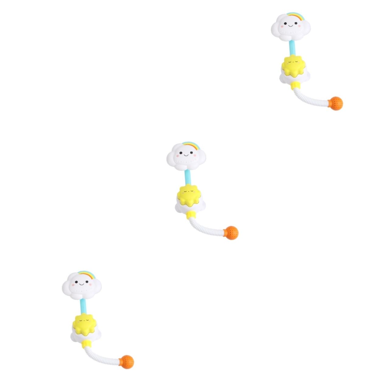UPKOCH 3-Piece Bath Toys Set - Water Sprinkler, Squirt & Spray Toys for Kids - Fun Pool, Beach & Bathtub Playtime - Perfect for Outdoor Water Games & Toddler Bath Time