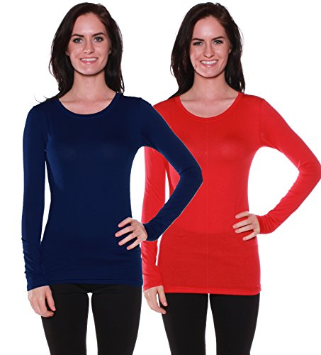 2 Pack - Navy, Red,large