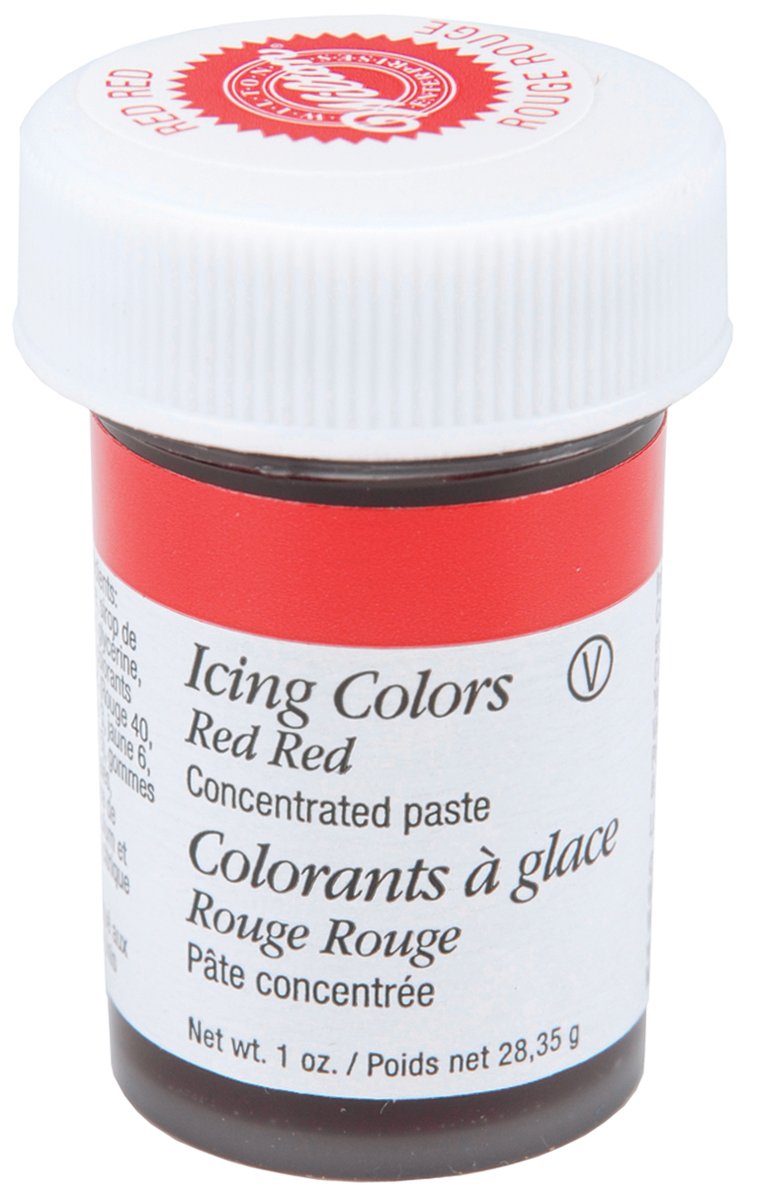 Vibrant Red Icing Colors 1oz - Premium Food Coloring for Cakes, Cookies & Cupcakes - Perfect for Baking, Decorating & DIY Desserts