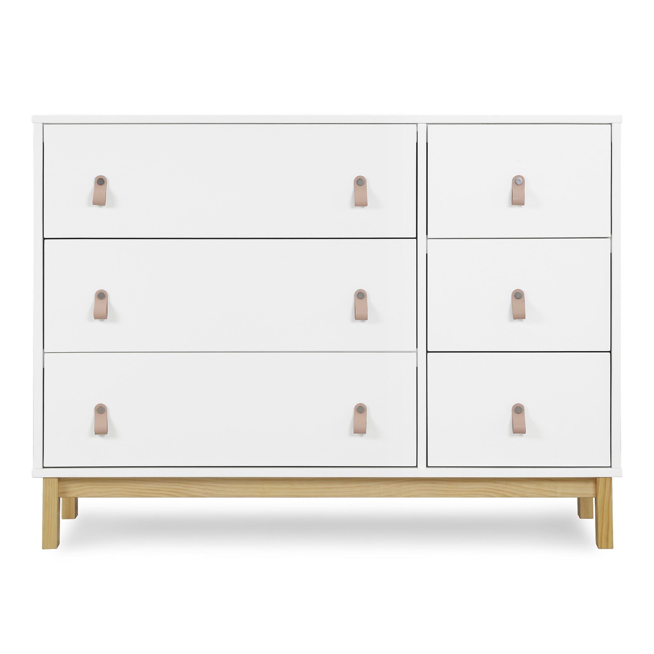 BabyGap Legacy 6-Drawer Dresser with Leather Pulls & Interlocking Drawers - Nursery Furniture for Baby Clothes Storage & Organization