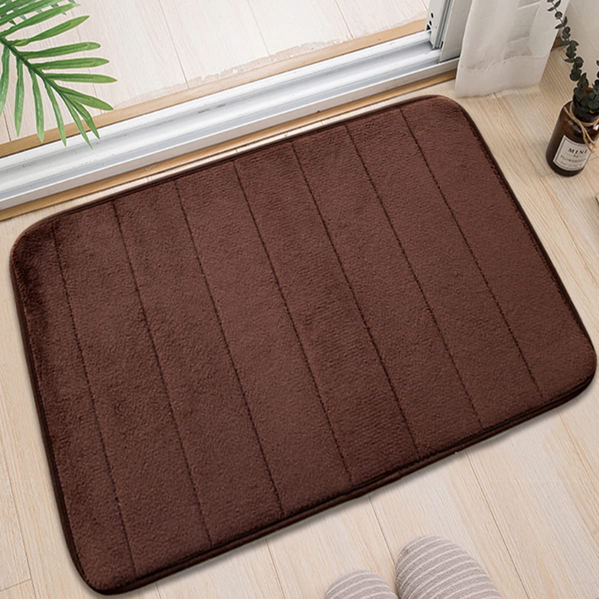 Premium Memory Foam Bath Mat - Non-Slip, Ultra Soft & Absorbent Bathroom Rug (24