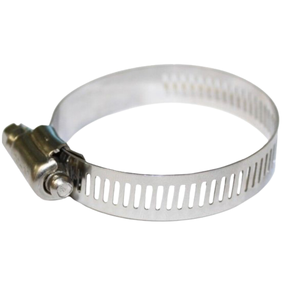 Premium Stainless Steel Hose Clamps - Heavy Duty 2-Pack (1/2
