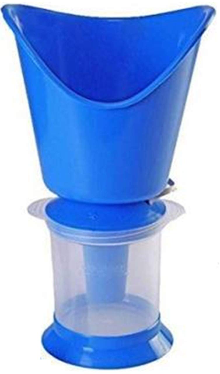 3-in-1 Tree Fit Facial Steamer & Vaporizer with Attachments - Facial Sauna, Nose Steamer & Cough Relief | Portable Home Spa Device for Skin Care & Cold Relief (Blue) | Perfect for Daily Skincare Routine & Allergy Season Comfort