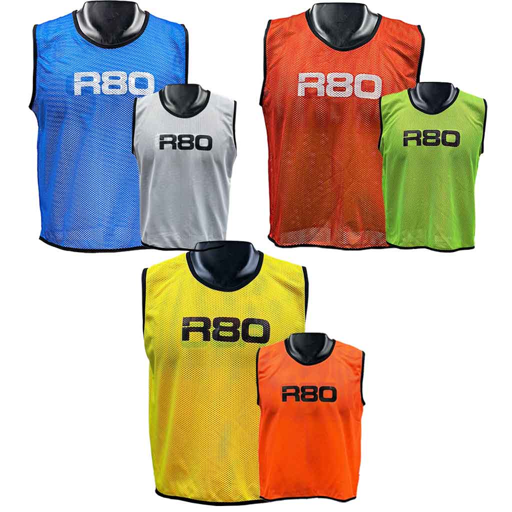 R80 Pro Reversible Training Bibs - Breathable Moisture-Wicking Workout Shorts for Men & Women | Perfect for Gym, Running, Cycling & Outdoor Sports