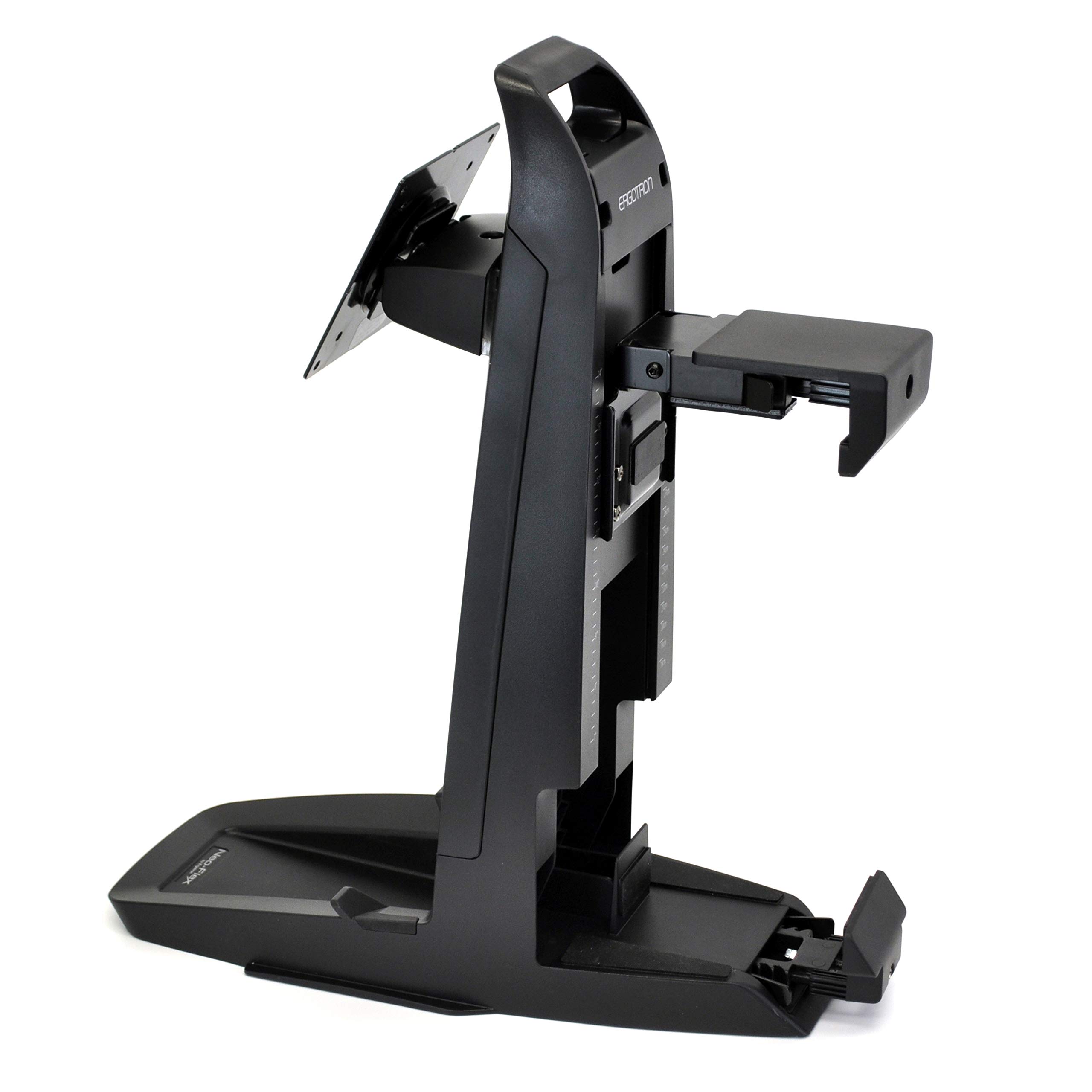 Neo-Flex All-in-One Adjustable LCD Monitor Stand with Secure Clamp for Small Form Factor (SFF) Systems - Perfect for Home Office, Gaming Setup & Workspace Ergonomics