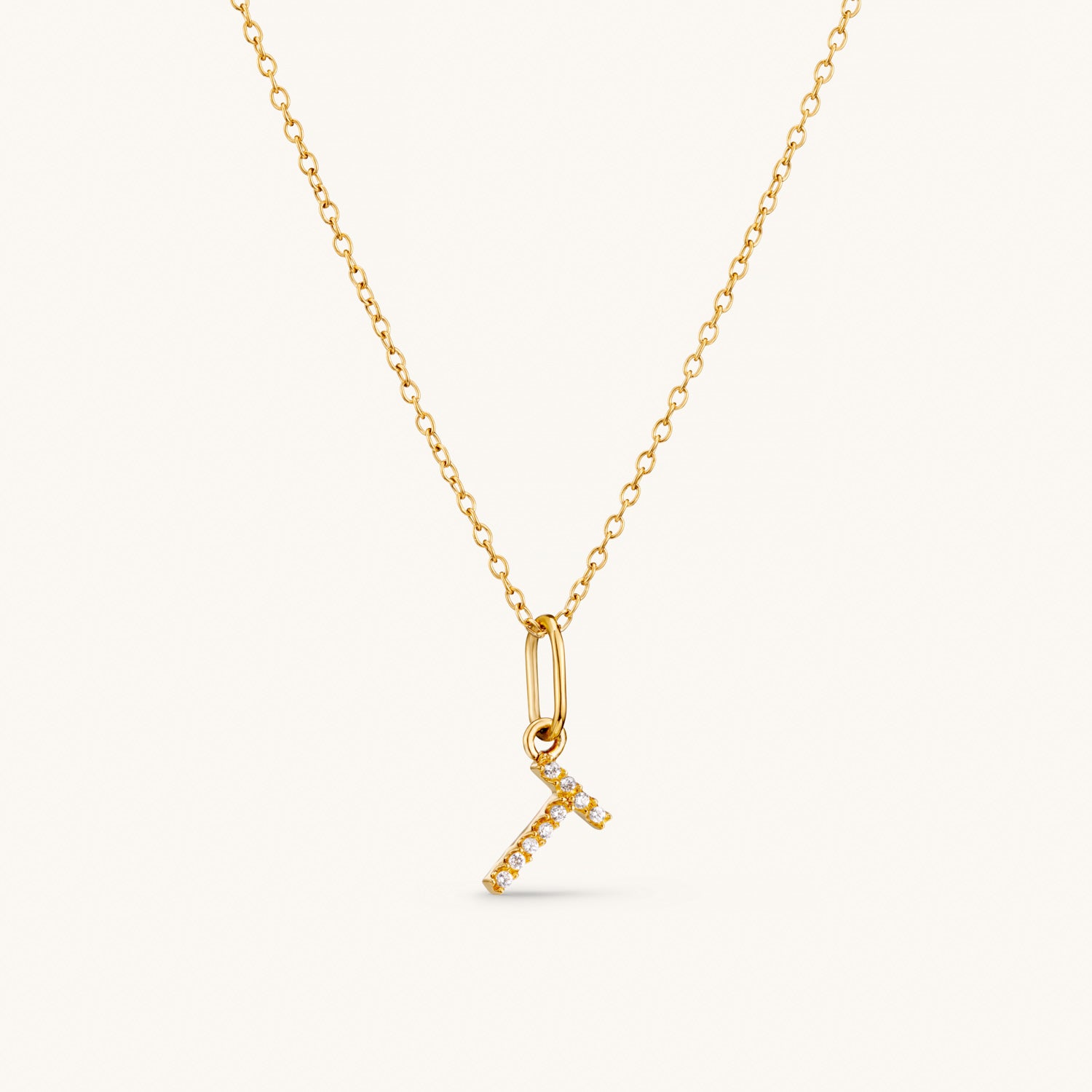 Personalized Gold Initial Necklace for Women - Elegant T Crystal Pendant Jewelry Gift for Birthday, Anniversary & Valentine's Day - Perfect for Everyday Wear & Special Occasions