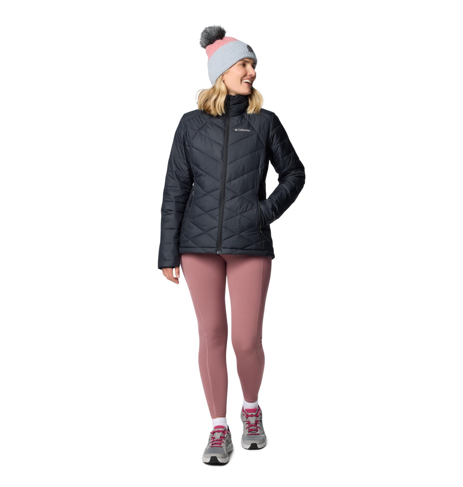 Columbia Women's Heavenly Jacket - Lightweight Hooded Waterproof Jacket for Hiking, Camping & Outdoor Activities | Windproof & Breathable Raincoat for Women